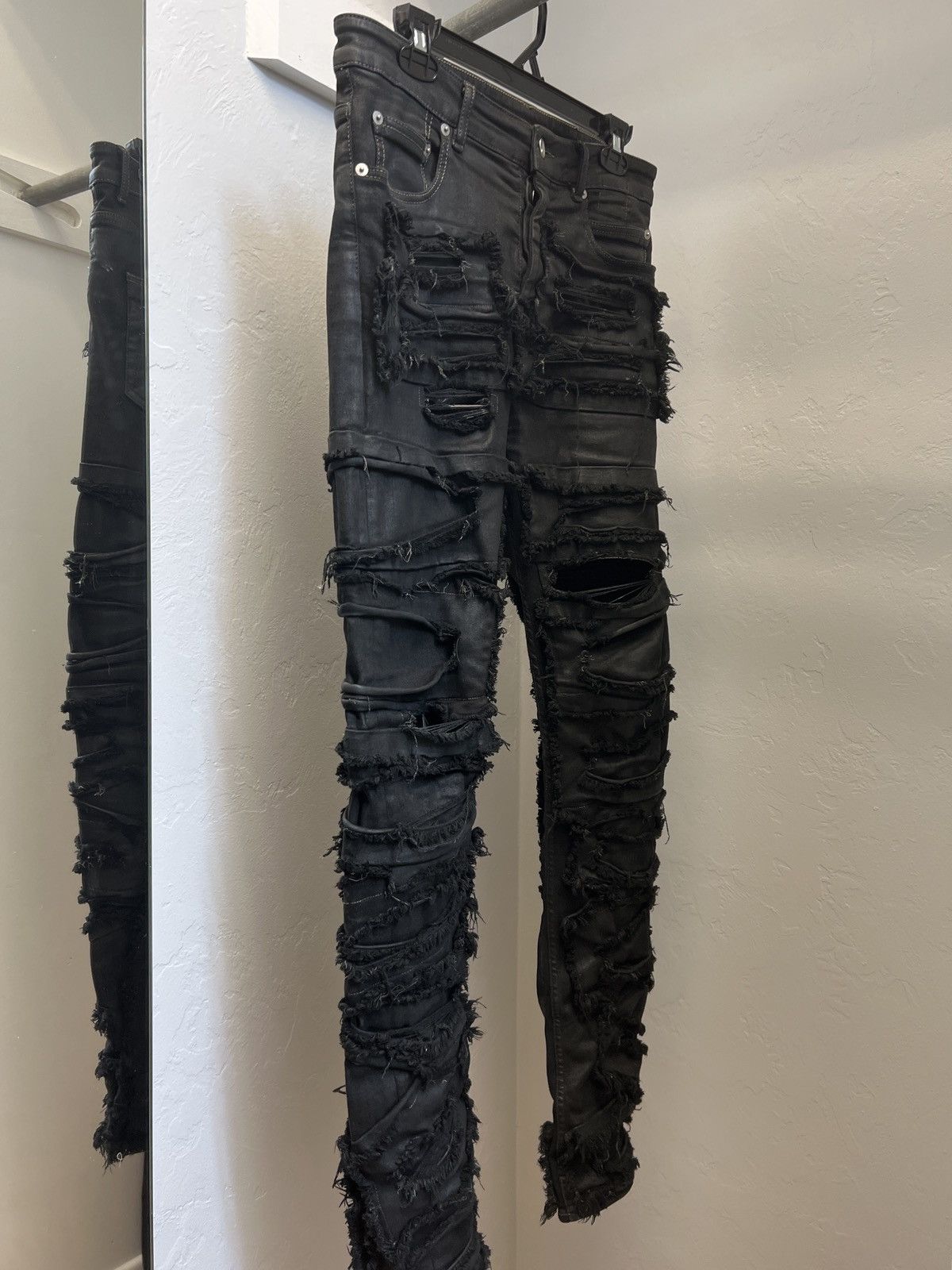 Rick Owens Rick Owens Drkshdw Destroyed Detroit Jeans | Grailed