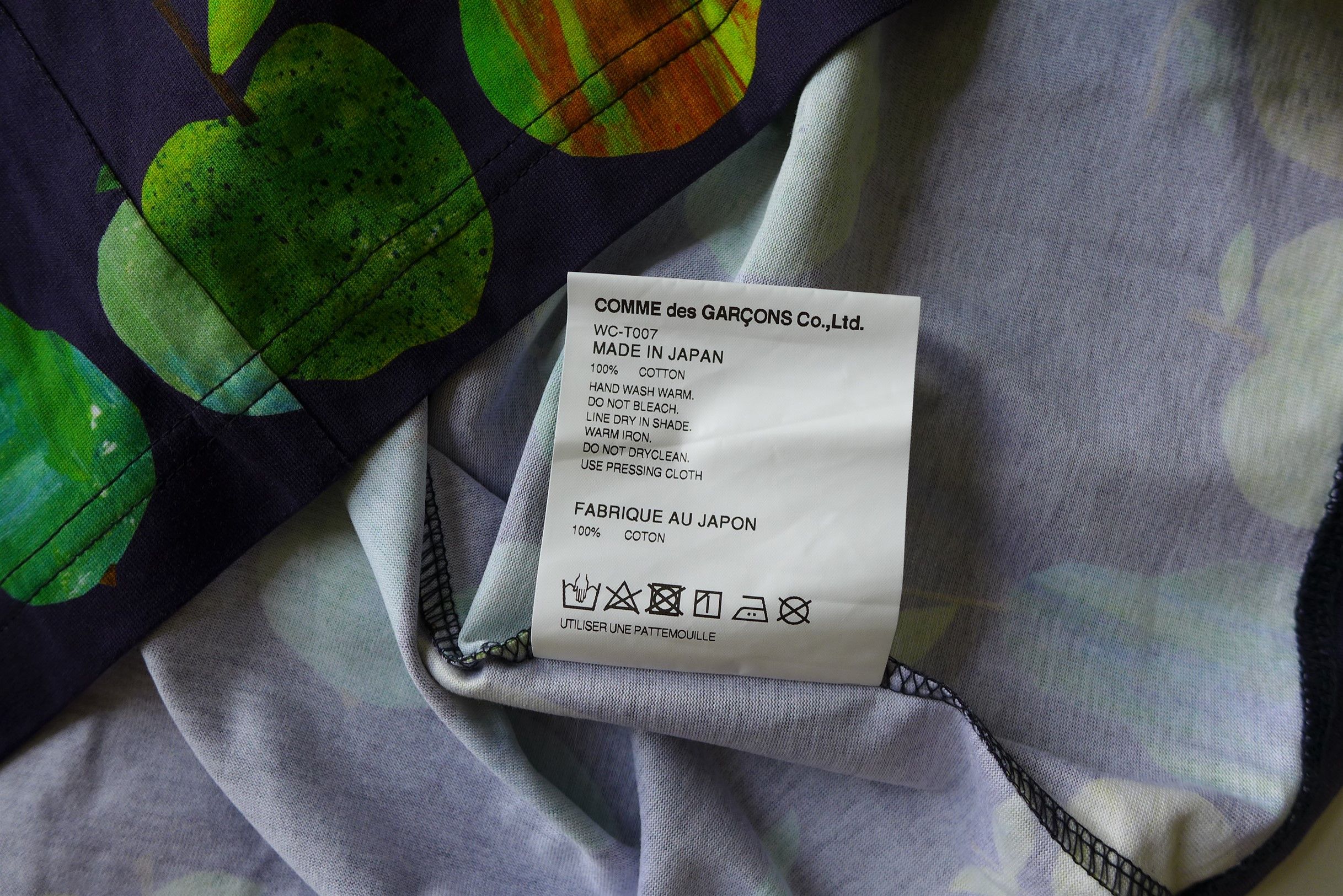 Junya Watanabe Junya Watanabe Apples & Pears Print T-Shirt. Size US S / EU 44-46 / 1 - 7 Thumbnail