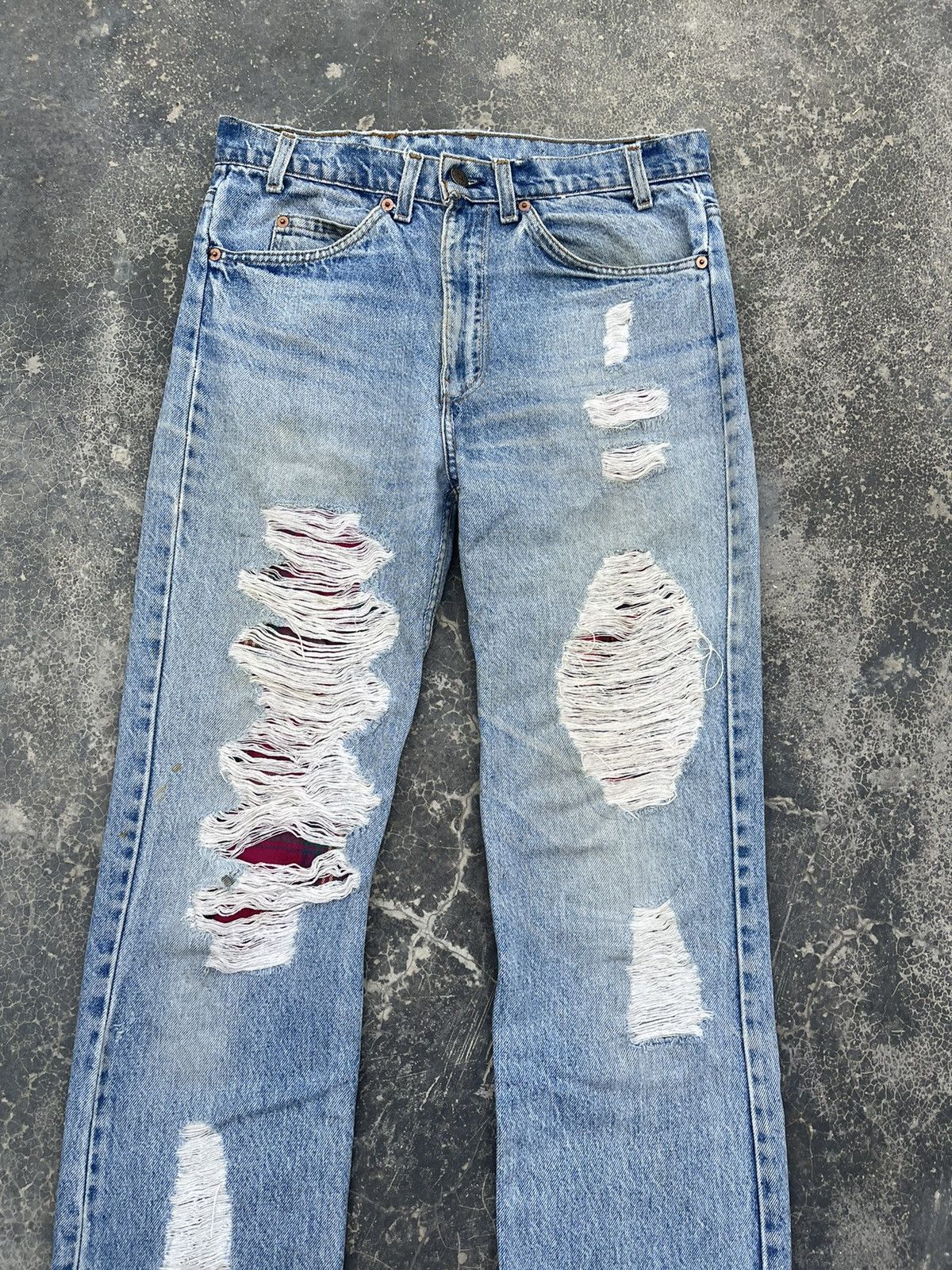 Levi's Levi’s Orange Tab Rugged reconstruct distressed denim Size US 31 - 2 Thumbnail