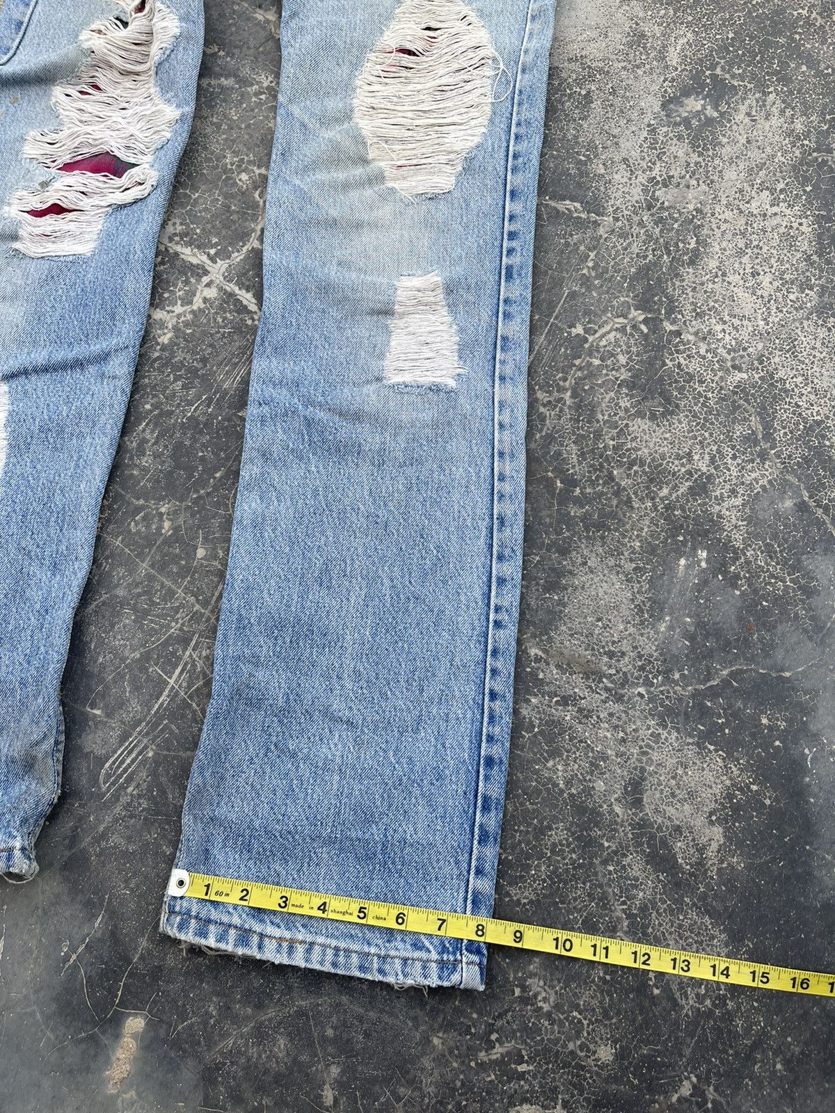 Levi's Levi’s Orange Tab Rugged reconstruct distressed denim Size US 31 - 16 Thumbnail