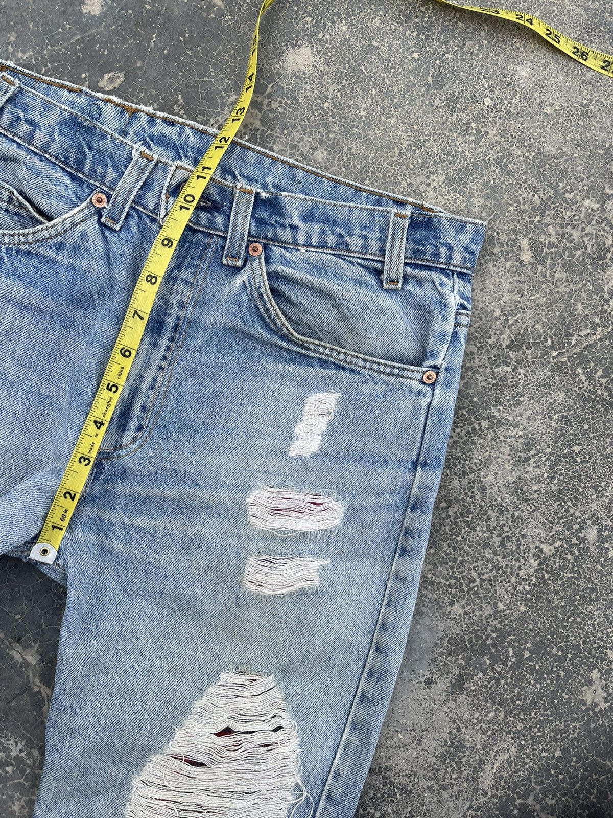 Levi's Levi’s Orange Tab Rugged reconstruct distressed denim Size US 31 - 13 Thumbnail