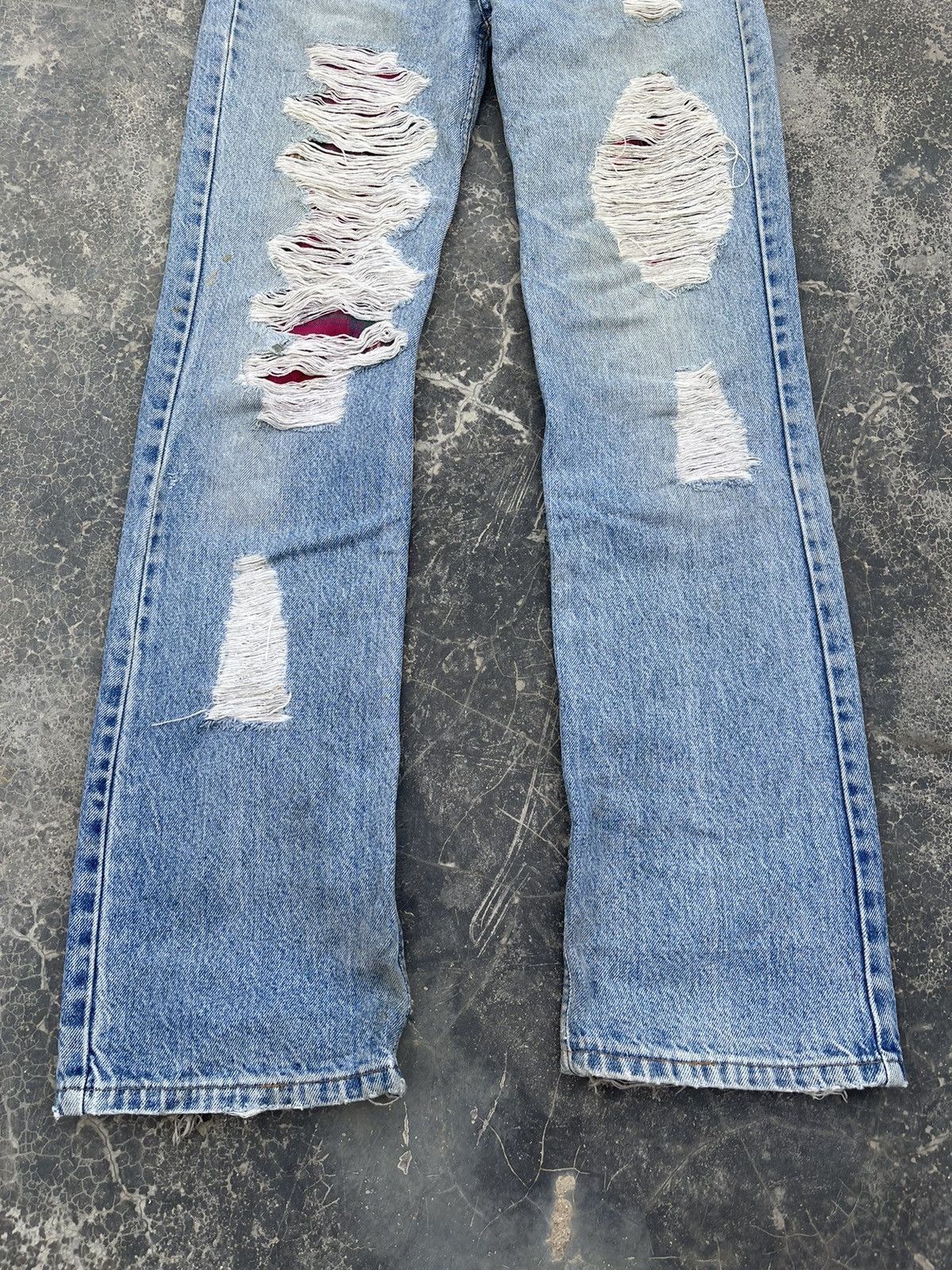 Levi's Levi’s Orange Tab Rugged reconstruct distressed denim Size US 31 - 3 Thumbnail