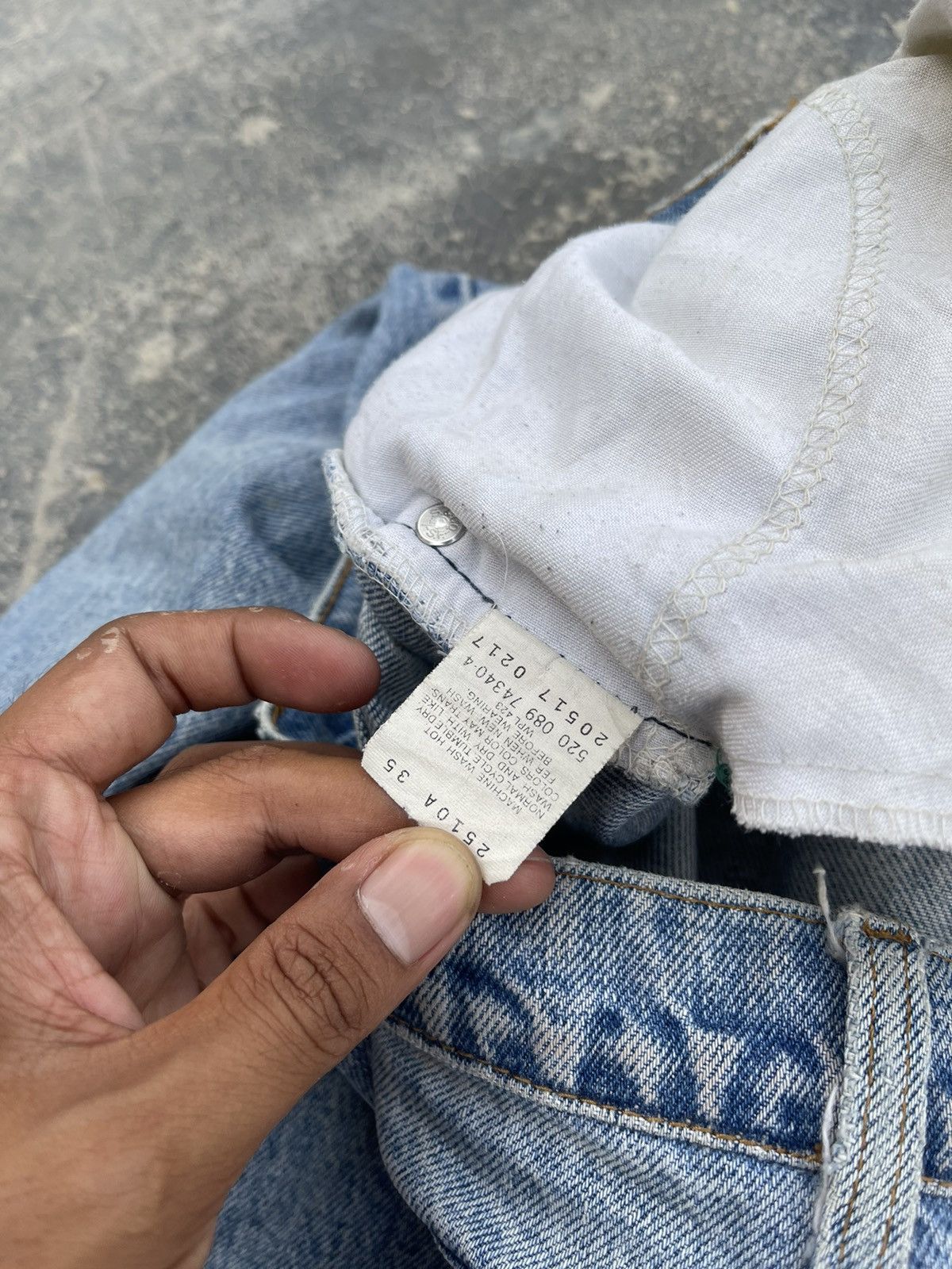 Levi's Levi’s Orange Tab Rugged reconstruct distressed denim Size US 31 - 19 Thumbnail