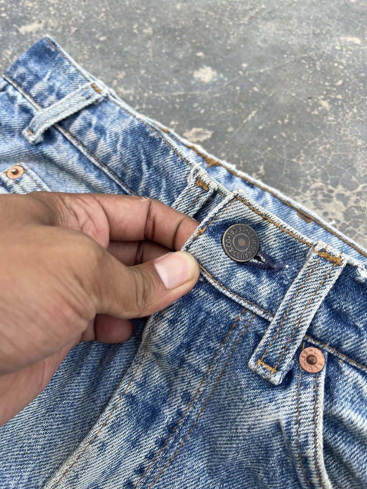 Levi's Levi’s Orange Tab Rugged reconstruct distressed denim Size US 31 - 9 Thumbnail
