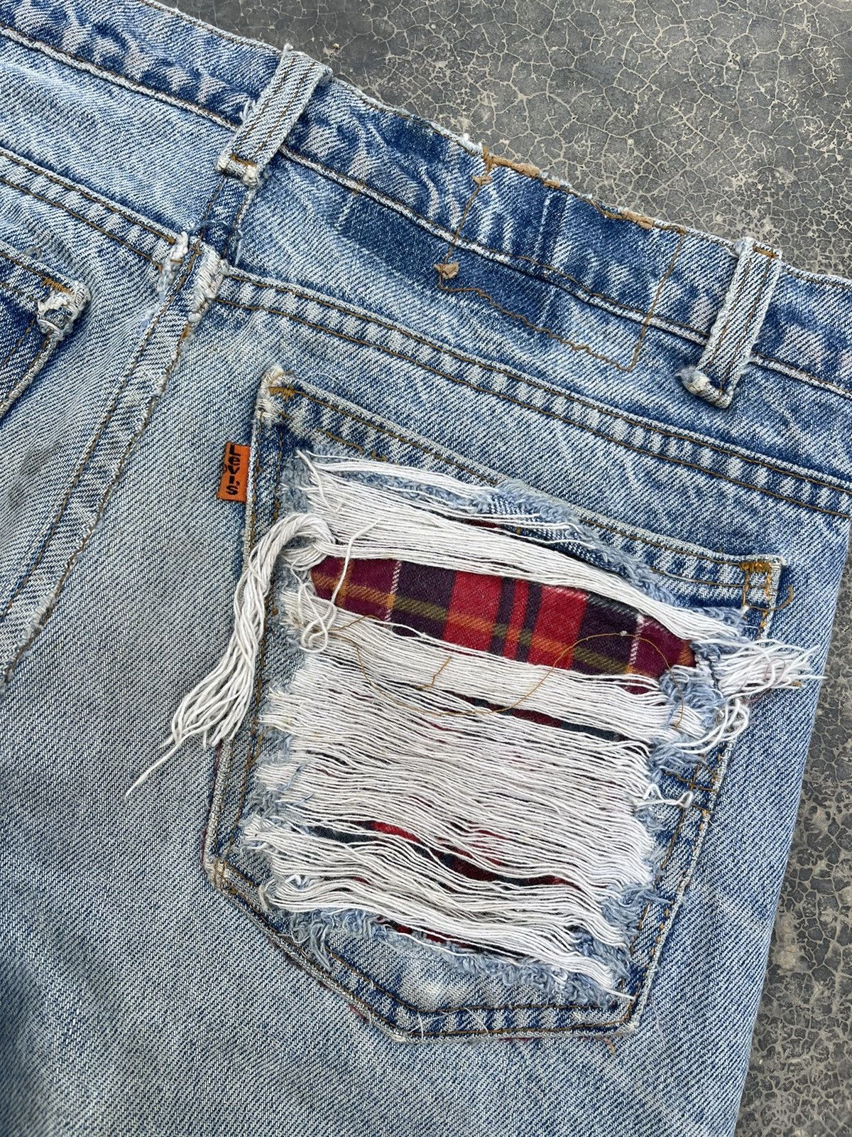 Levi's Levi’s Orange Tab Rugged reconstruct distressed denim Size US 31 - 6 Thumbnail