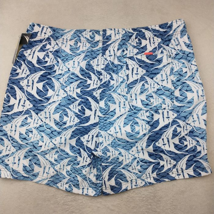 Blue Cane Lattice Swim Trunks main image 1