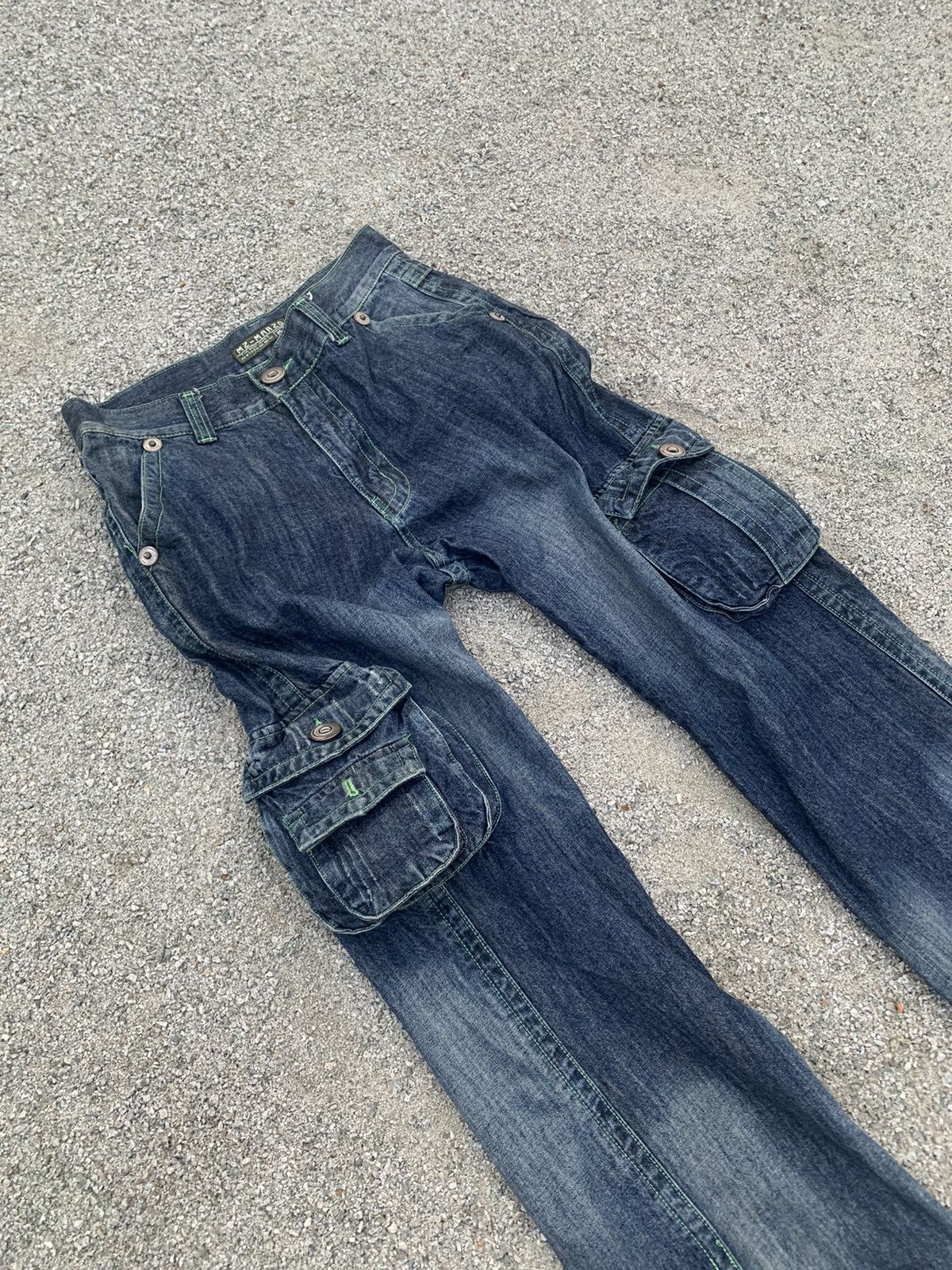 Japanese Brand Marzo Cargo Jeans Size US 32 / EU 48 - 3 Thumbnail