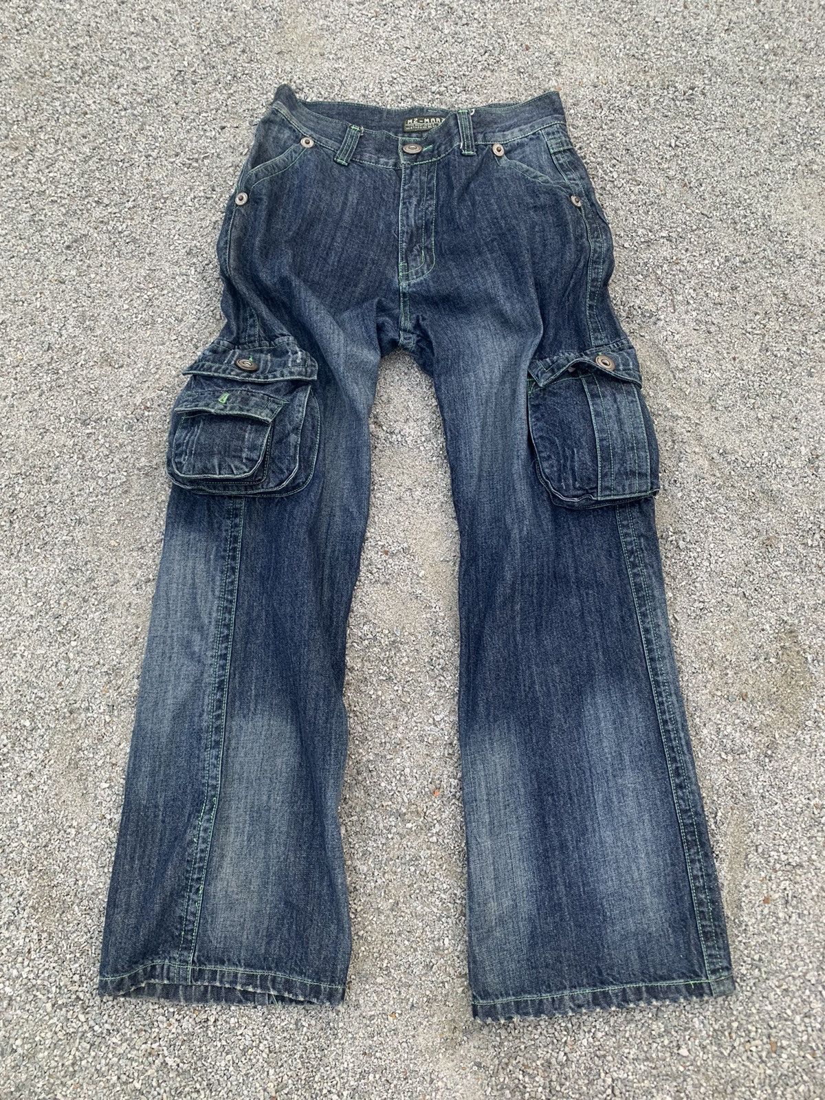 Japanese Brand Marzo Cargo Jeans Size US 32 / EU 48 - 1 Thumbnail
