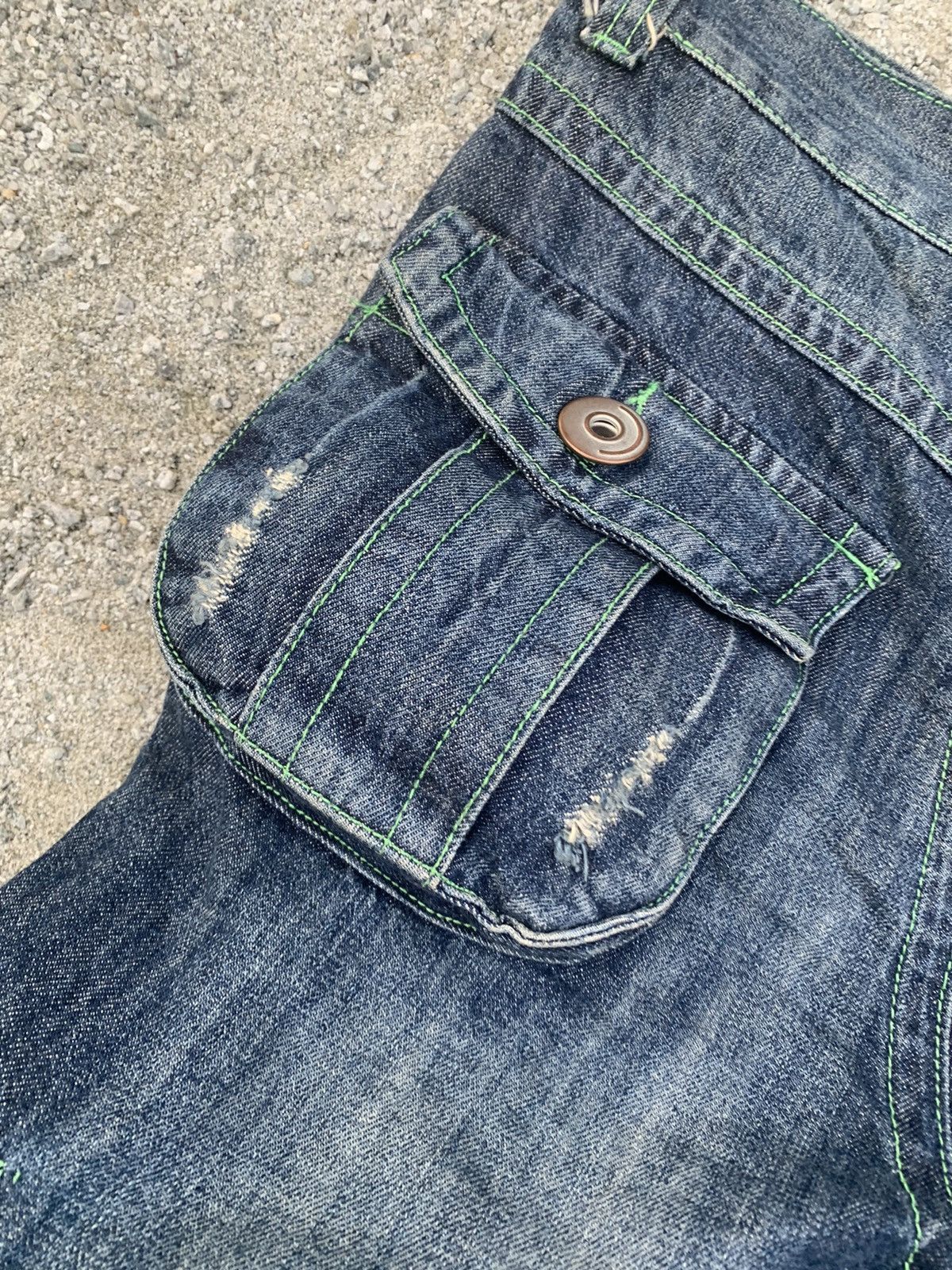 Japanese Brand Marzo Cargo Jeans Size US 32 / EU 48 - 6 Thumbnail