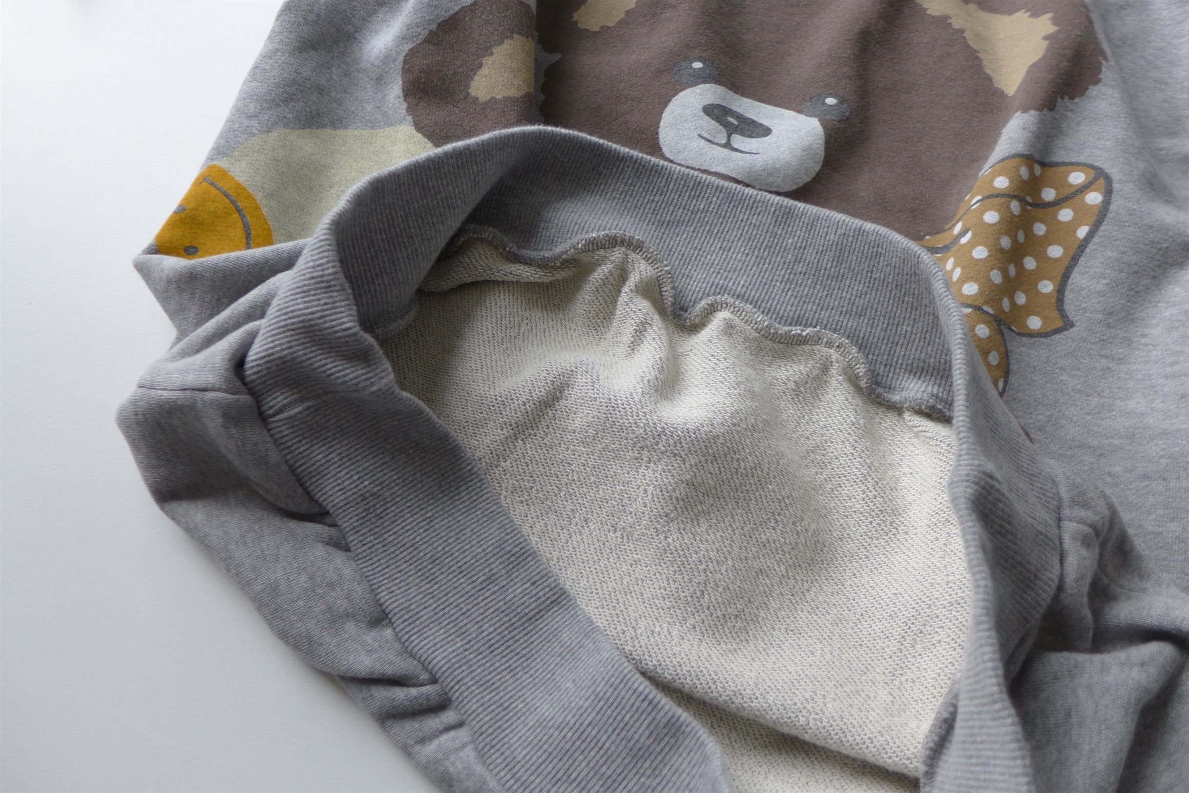 Kapital Kapital Kountry Teddy Bear Sweatshirt - Grey Terry Fleece Size US XL / EU 56 / 4 - 17 Thumbnail