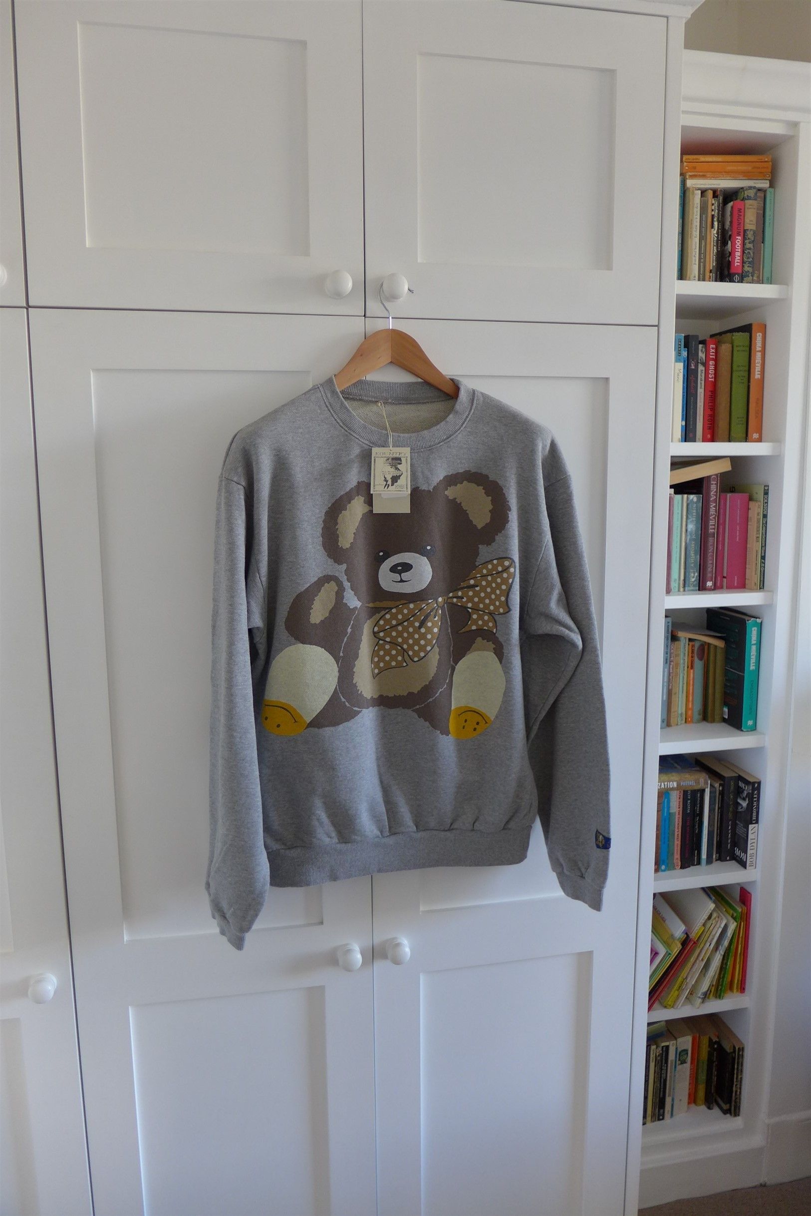 Kapital Kapital Kountry Teddy Bear Sweatshirt - Grey Terry Fleece Size US L / EU 52-54 / 3 - 9 Thumbnail