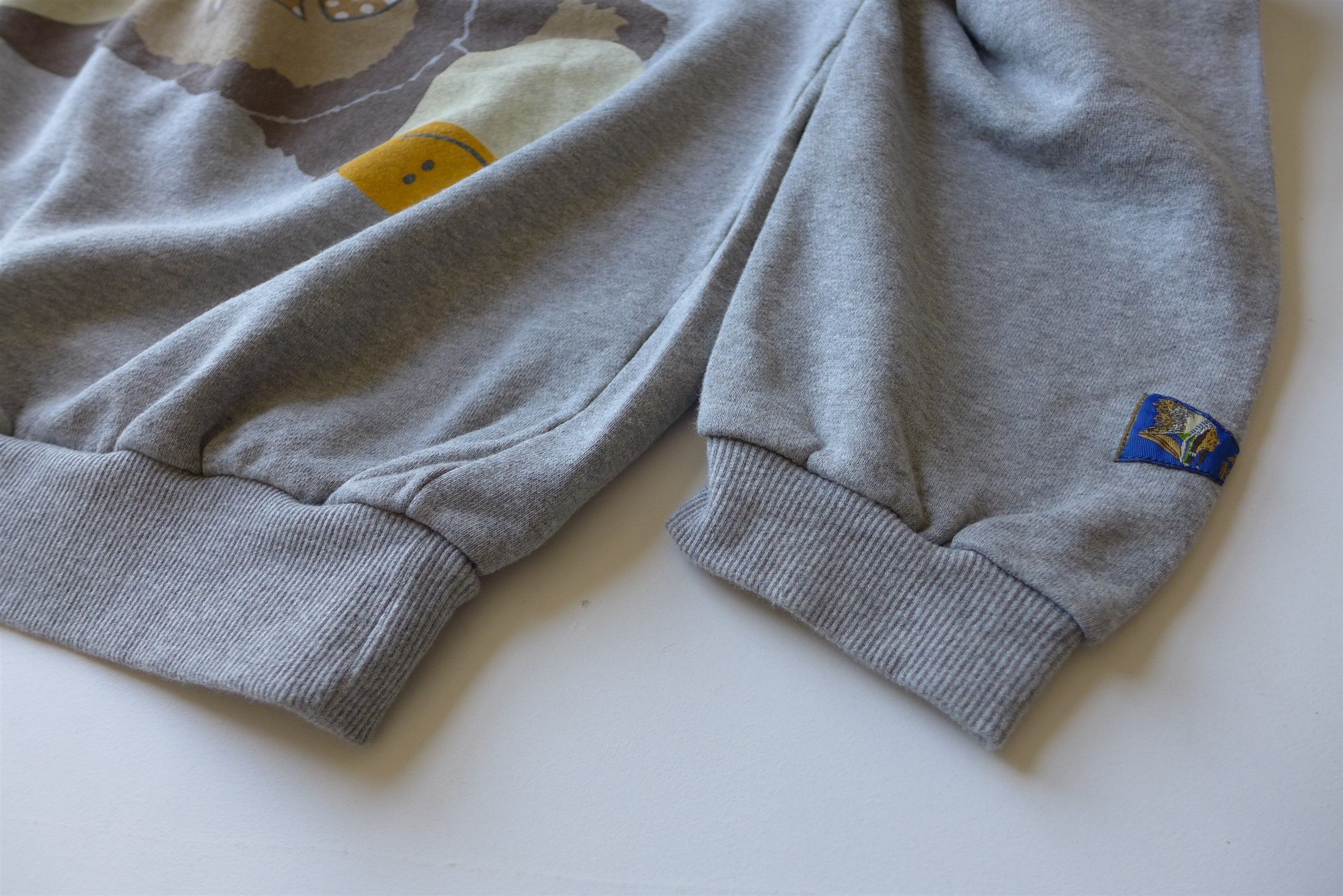 Kapital Kapital Kountry Teddy Bear Sweatshirt - Grey Terry Fleece Size US L / EU 52-54 / 3 - 14 Thumbnail