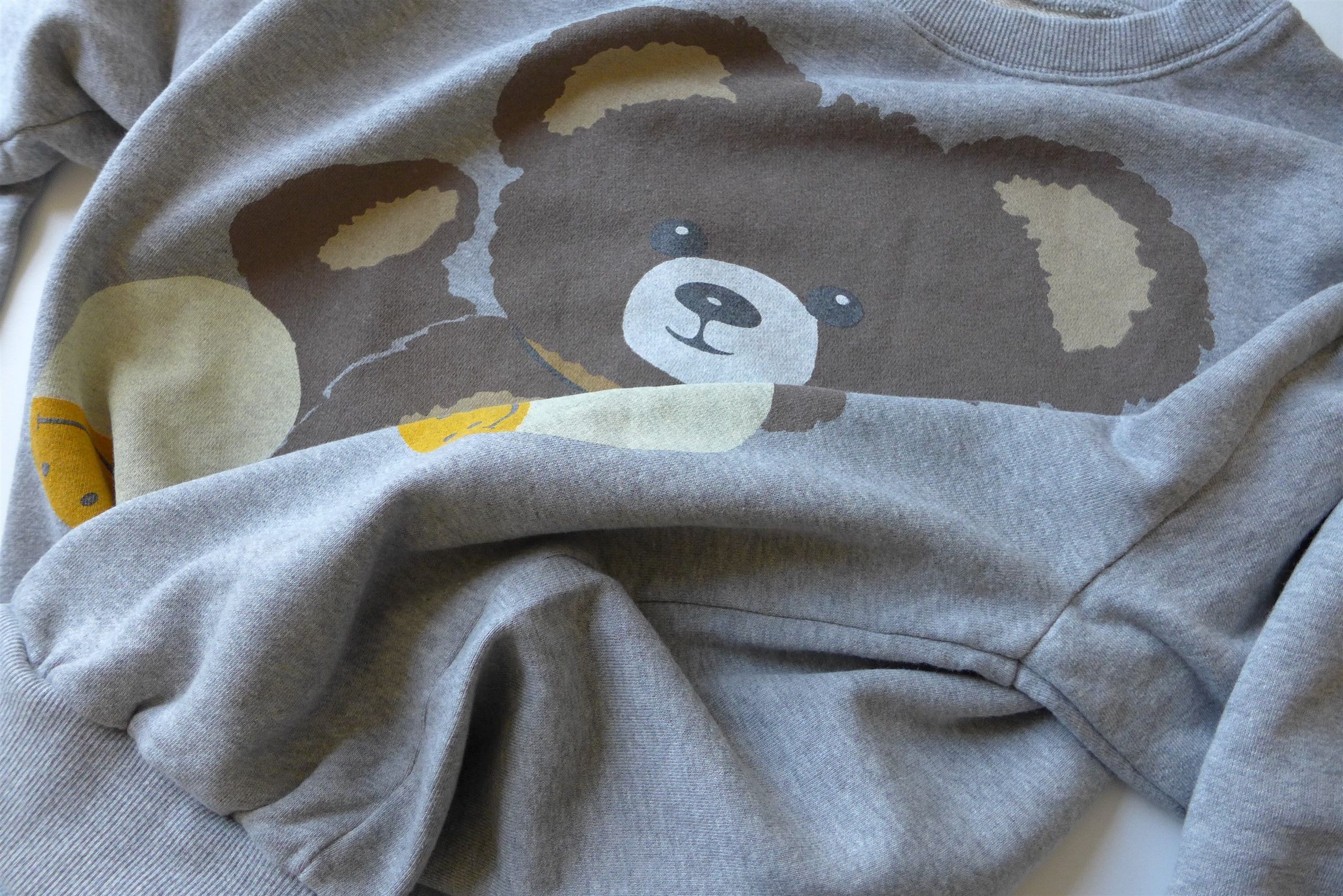 Kapital Kapital Kountry Teddy Bear Sweatshirt - Grey Terry Fleece Size US XXL / EU 58 / 5 - 13 Thumbnail