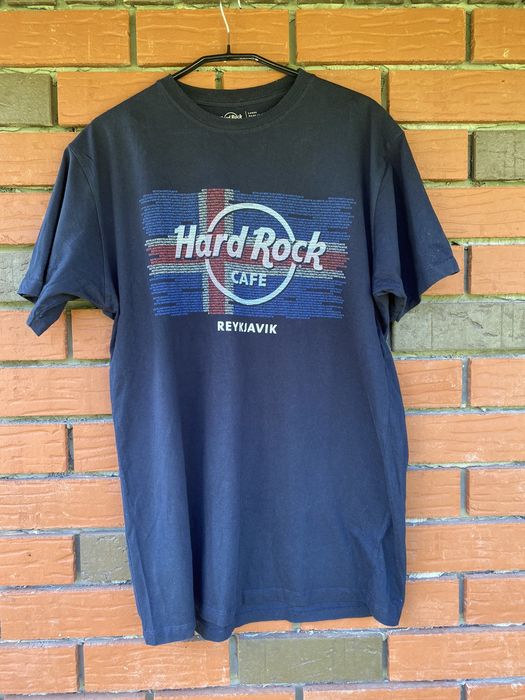 Vintage Hard rock Cafe- t- shirt- Reykjavik - | Grailed