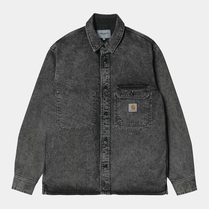 Carhartt Wip Carhartt WIP Reno Shirt Jacket L Hammer Crater Wash/Black ...