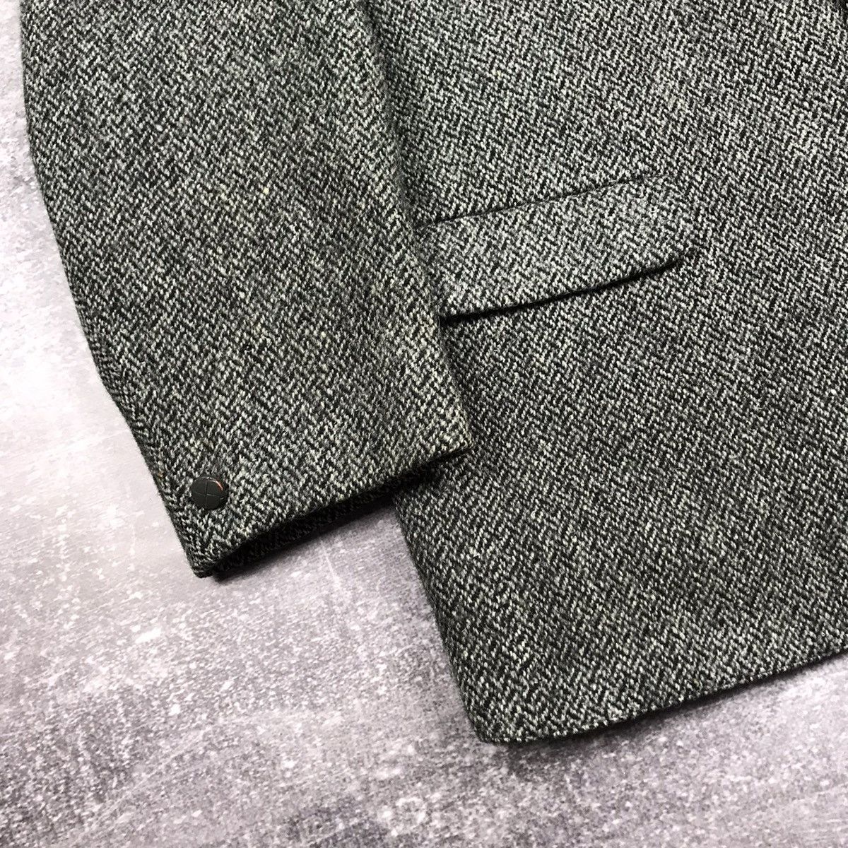 Harris Tweed Vintage Harris Tweed Faded Blazer Size 44L - 9 Thumbnail