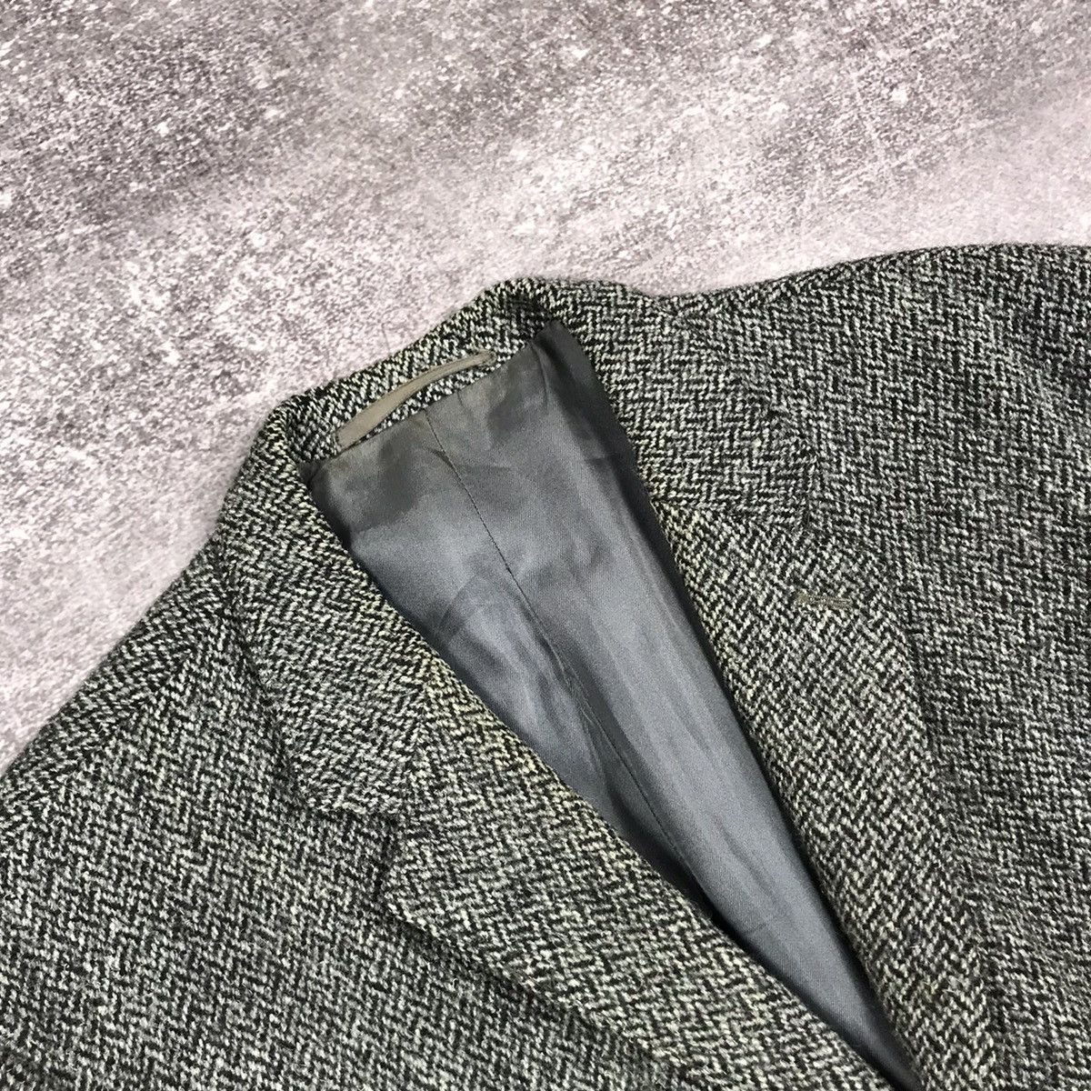 Harris Tweed Vintage Harris Tweed Faded Blazer Size 44L - 7 Thumbnail