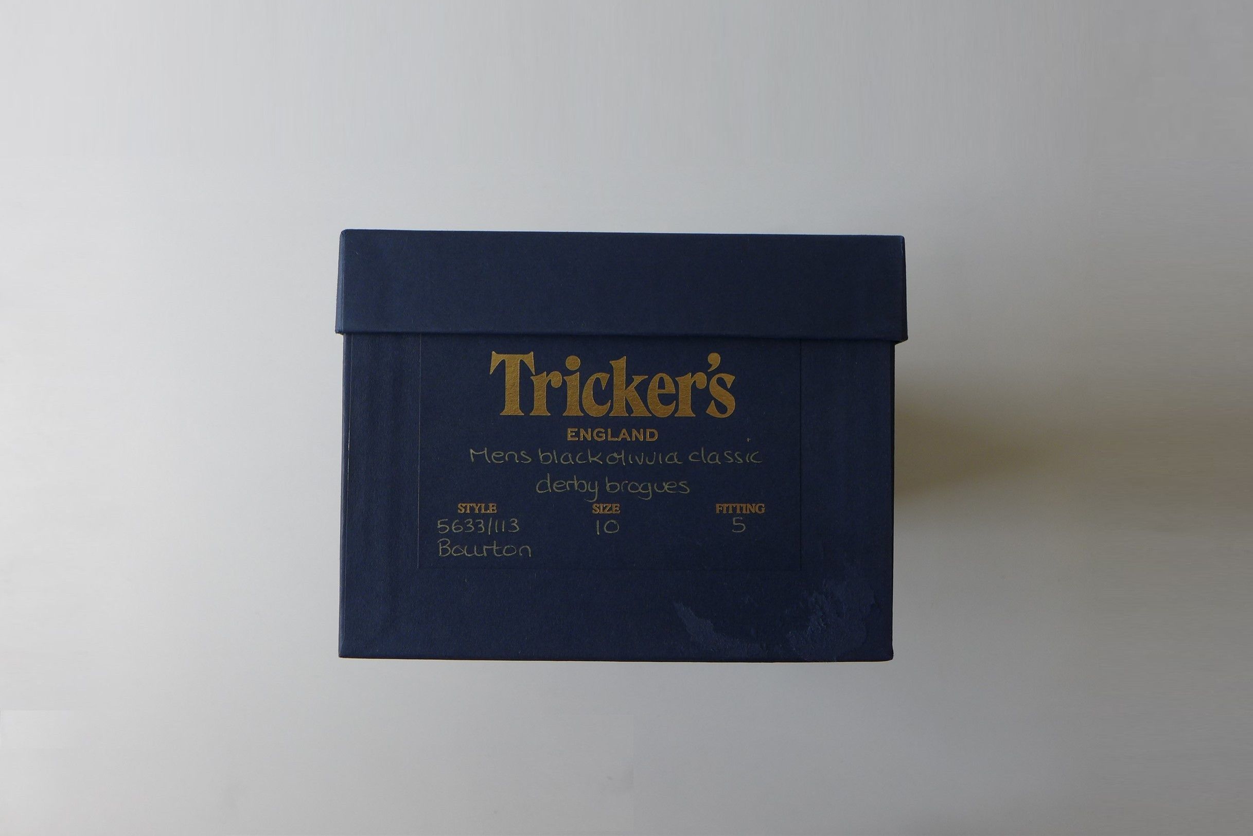 Tricker's Trickers Bourton Brogue Shoe -- Black Olivvia Leather Size US 11 / EU 44 - 19 Thumbnail