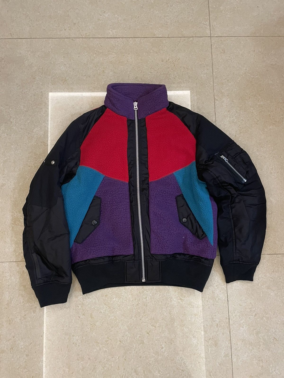 Magic stick grizzly bomber jacket M