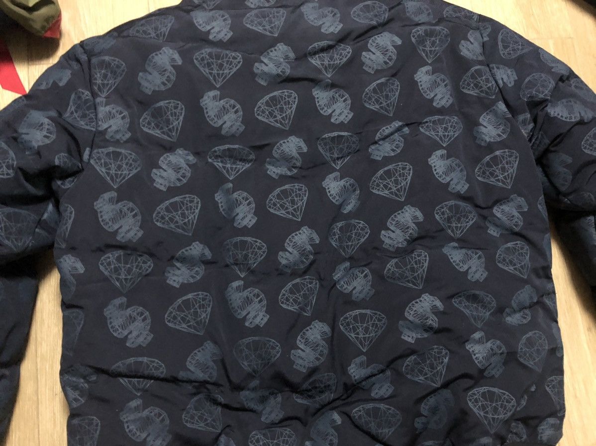 Billionaire Boys Club BBC wireframe diamonds and dollars reversible puffer Size US M / EU 48-50 / 2 - 7 Thumbnail
