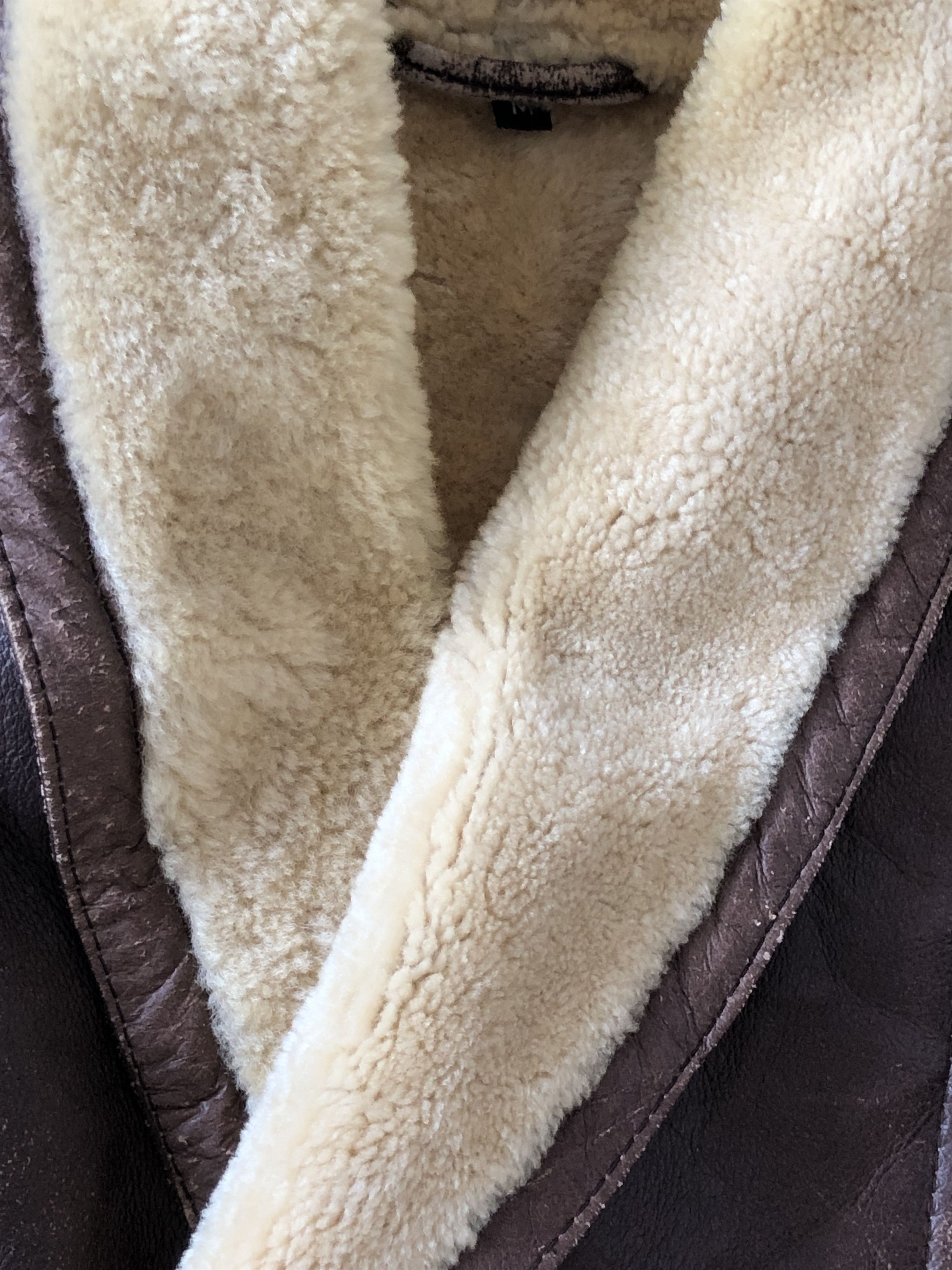 Vintage RARE🔥80’S HARAJUKU GENERAL FLYING SHEARLING SHEEPSKIN COAT Size US L / EU 52-54 / 3 - 10 Thumbnail