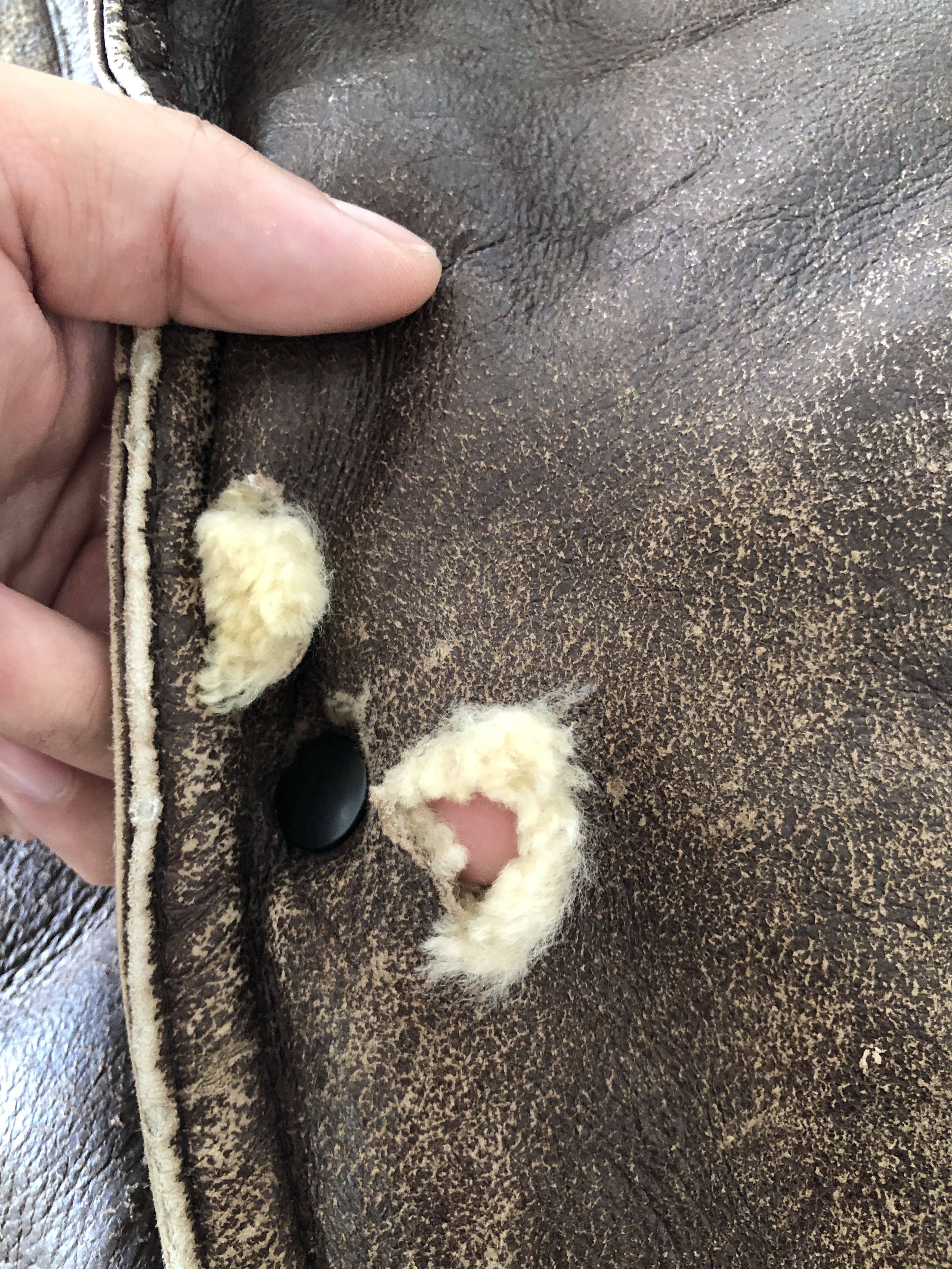 Vintage RARE🔥80’S HARAJUKU GENERAL FLYING SHEARLING SHEEPSKIN COAT Size US L / EU 52-54 / 3 - 12 Thumbnail