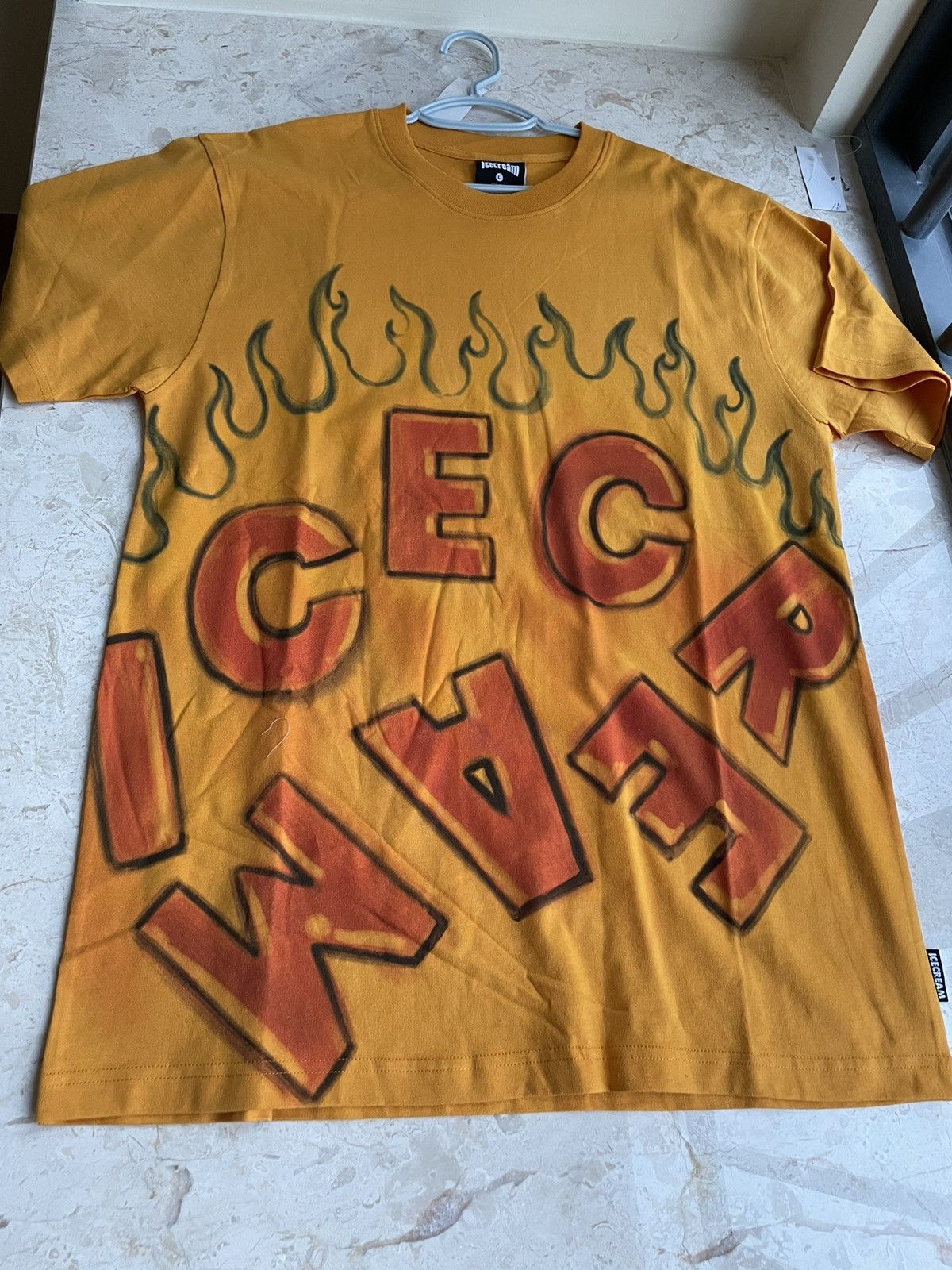 Icecream UNWORN* Icecream hand print fire tee Size US L / EU 52-54 / 3 - 1 Thumbnail