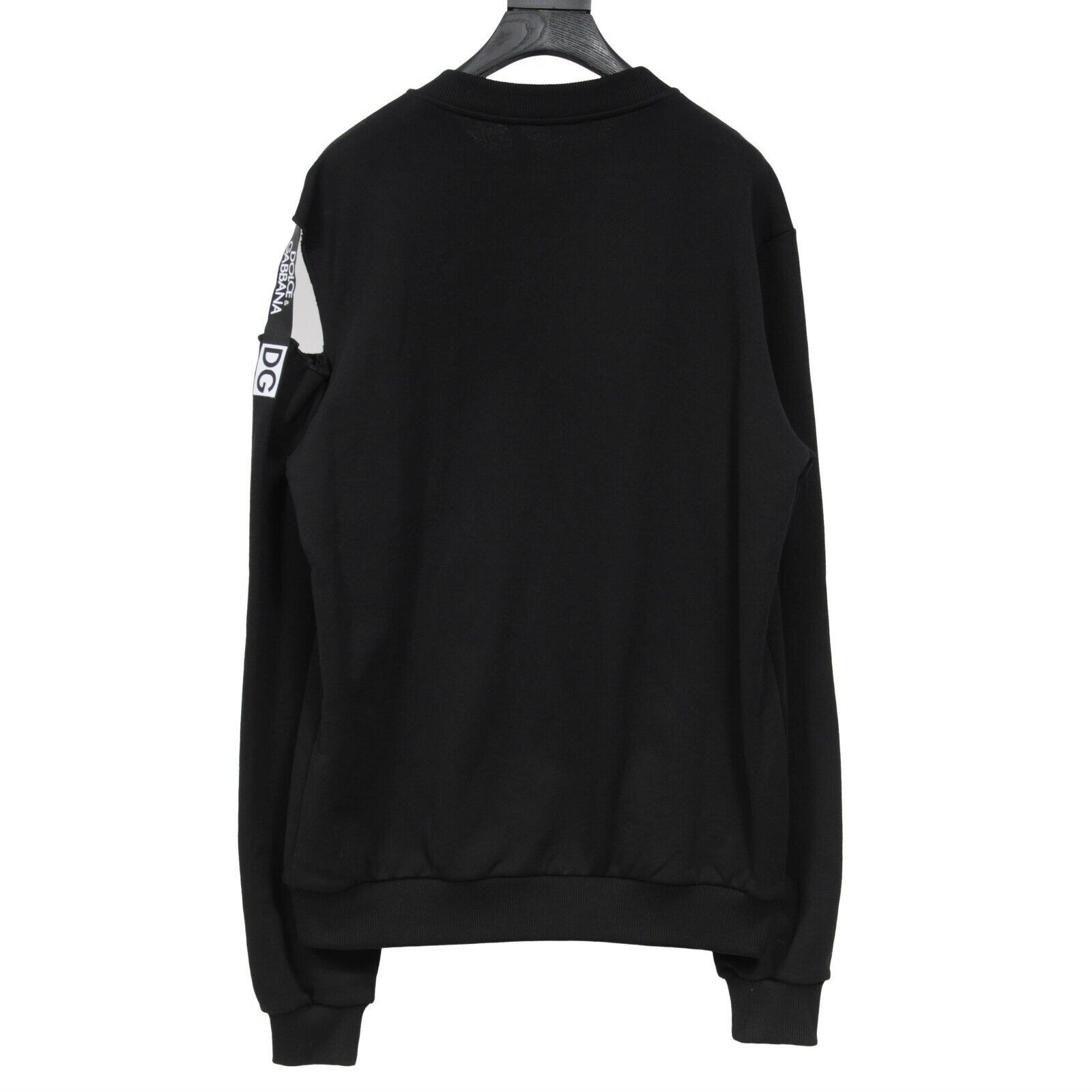 Dolce & Gabbana Amore K Sacro Pullover M Black Red Embroidery Size US M / EU 48-50 / 2 - 2 Thumbnail
