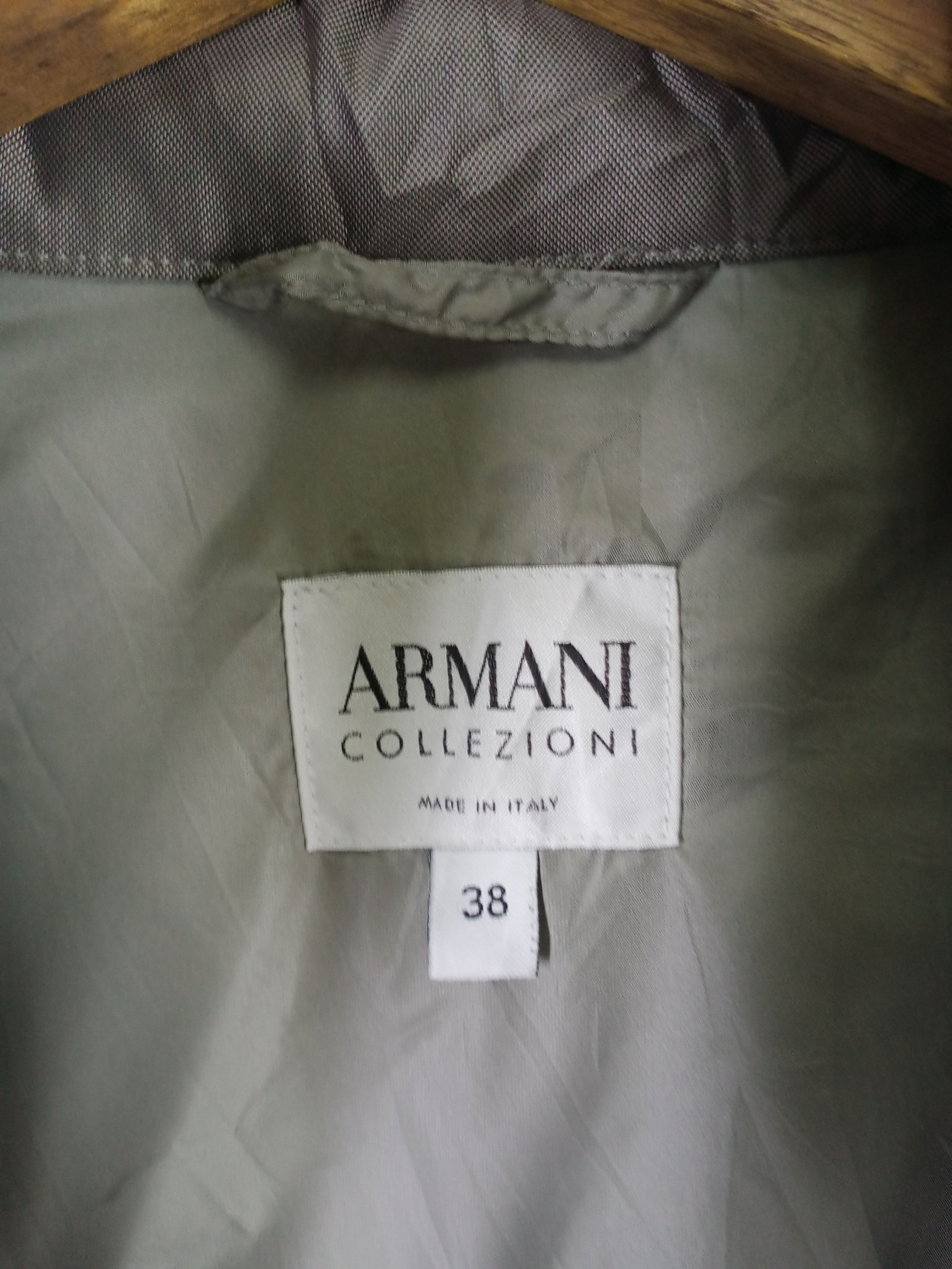 Armani RARE ARMANI COLLEZIONI WATER REPELLENT JACKET MADE IN ITALY Size S / US 4 / IT 40 - 6 Thumbnail