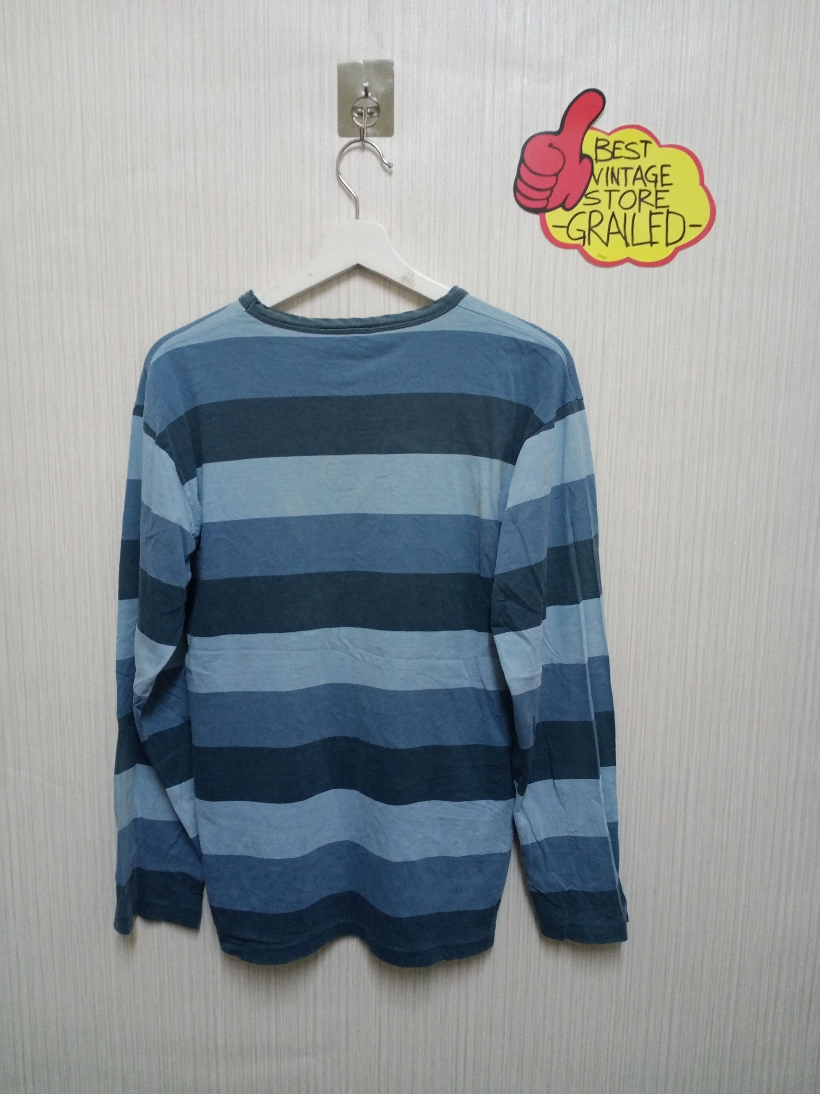 agnes b. Vintage AGNES.B Striped Long sleeve Tee Size US S / EU 44-46 / 1 - 3 Thumbnail