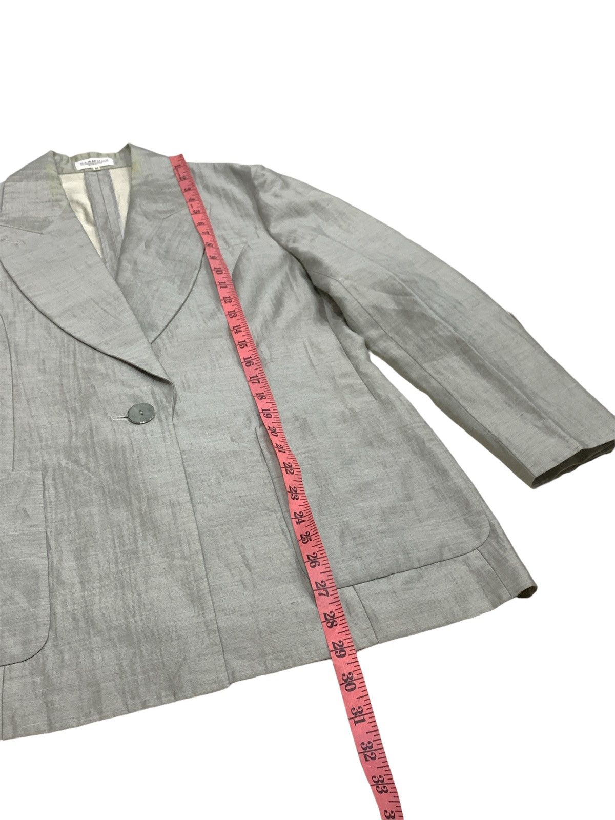 Givenchy × Vintage VINTAGE GIVENCHY GLAMOUR MIX SILK BLAZER COAT Size US XS / EU 42 / 0 - 3 Thumbnail