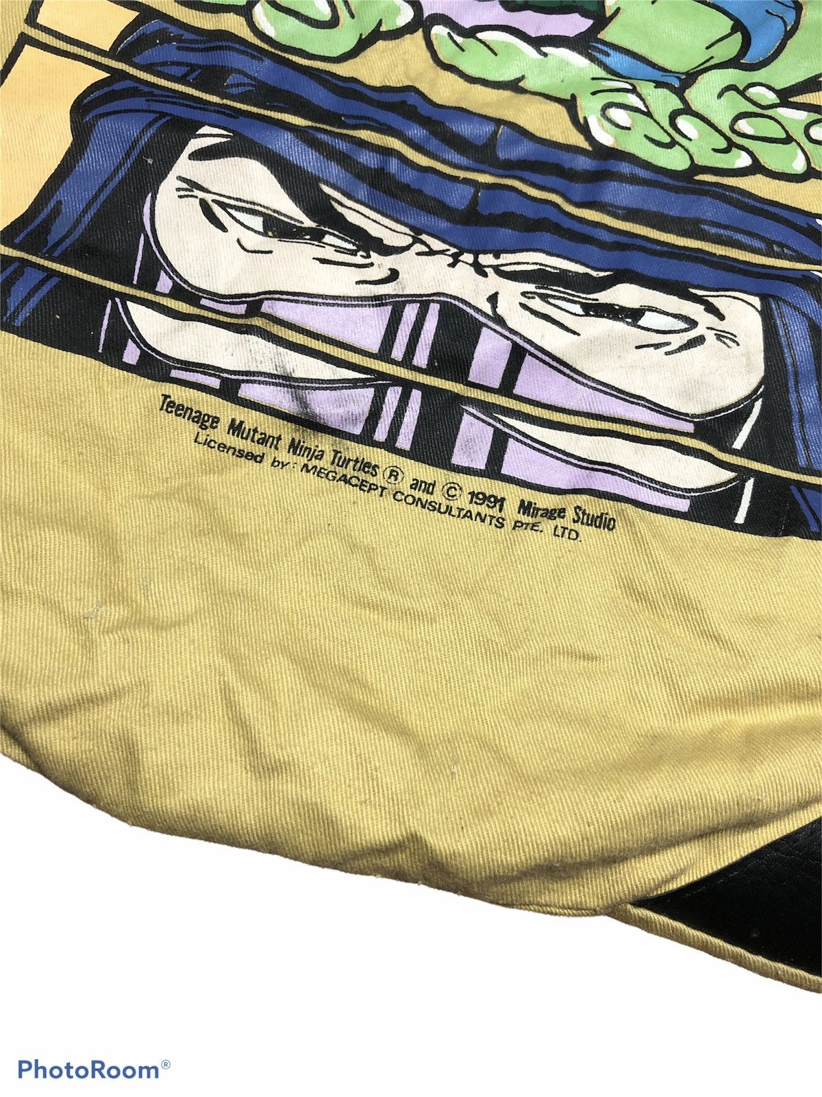 Vintage RARE⚡️VTGE Teenage Mutant Ninja Turtles DRAWSTRING BAGPACK Size ONE SIZE - 3 Thumbnail