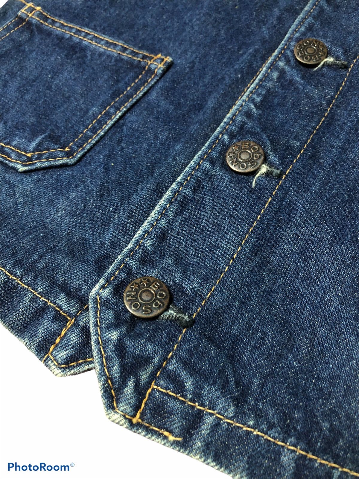 Vintage KIDS‼️‼️VTGE BOBSON DENIM VEST Size US XXS / EU 40 - 3 Thumbnail