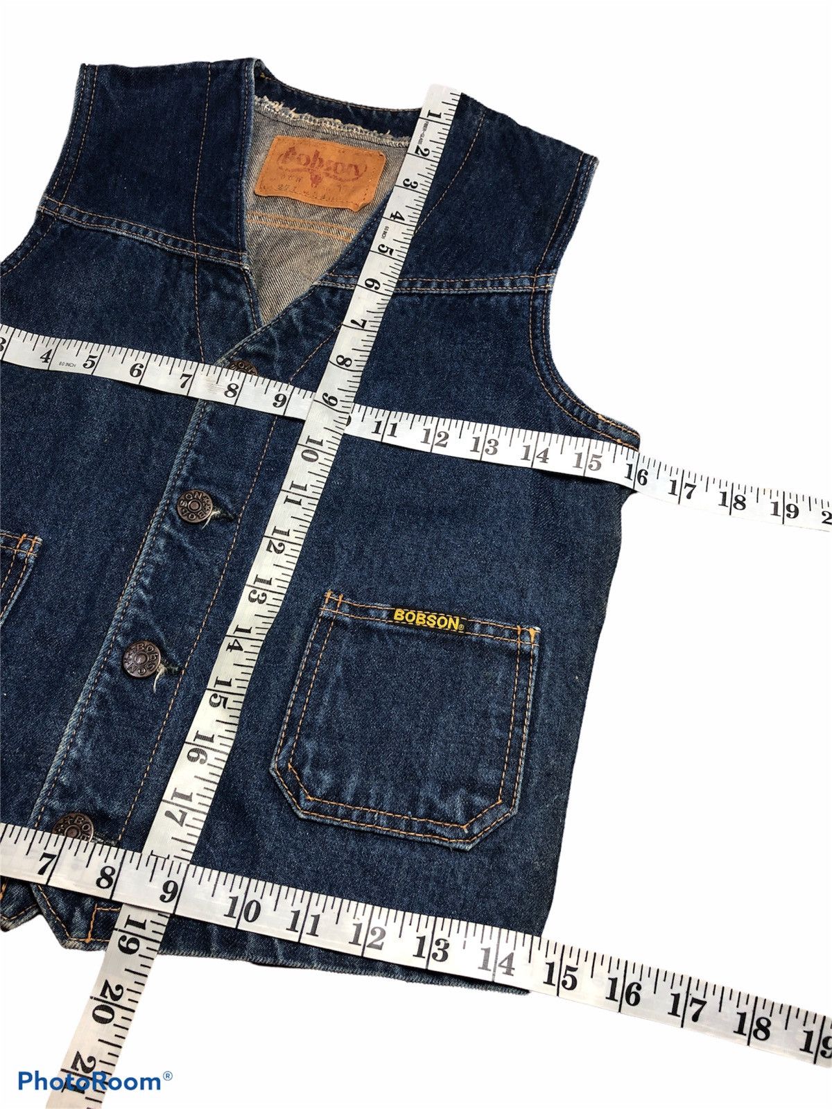 Vintage KIDS‼️‼️VTGE BOBSON DENIM VEST Size US XXS / EU 40 - 5 Thumbnail