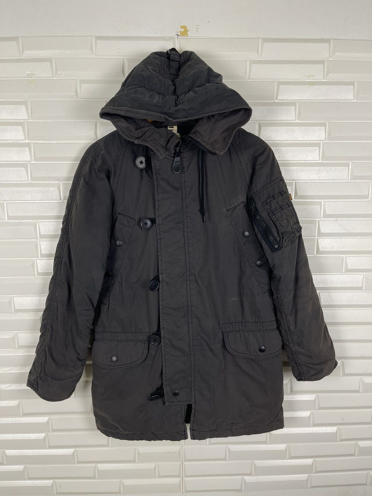 Margaret Howell CROSSOVER Type N-B3 Alpha Industries X Margarett Howell HOOD Size US S / EU 44-46 / 1 - 1 Thumbnail