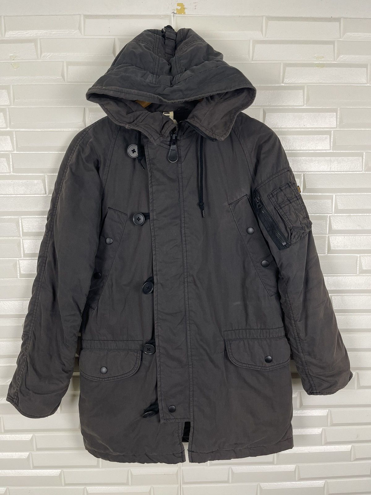 Margaret Howell CROSSOVER Type N-B3 Alpha Industries X Margarett Howell HOOD Size US S / EU 44-46 / 1 - 9 Thumbnail