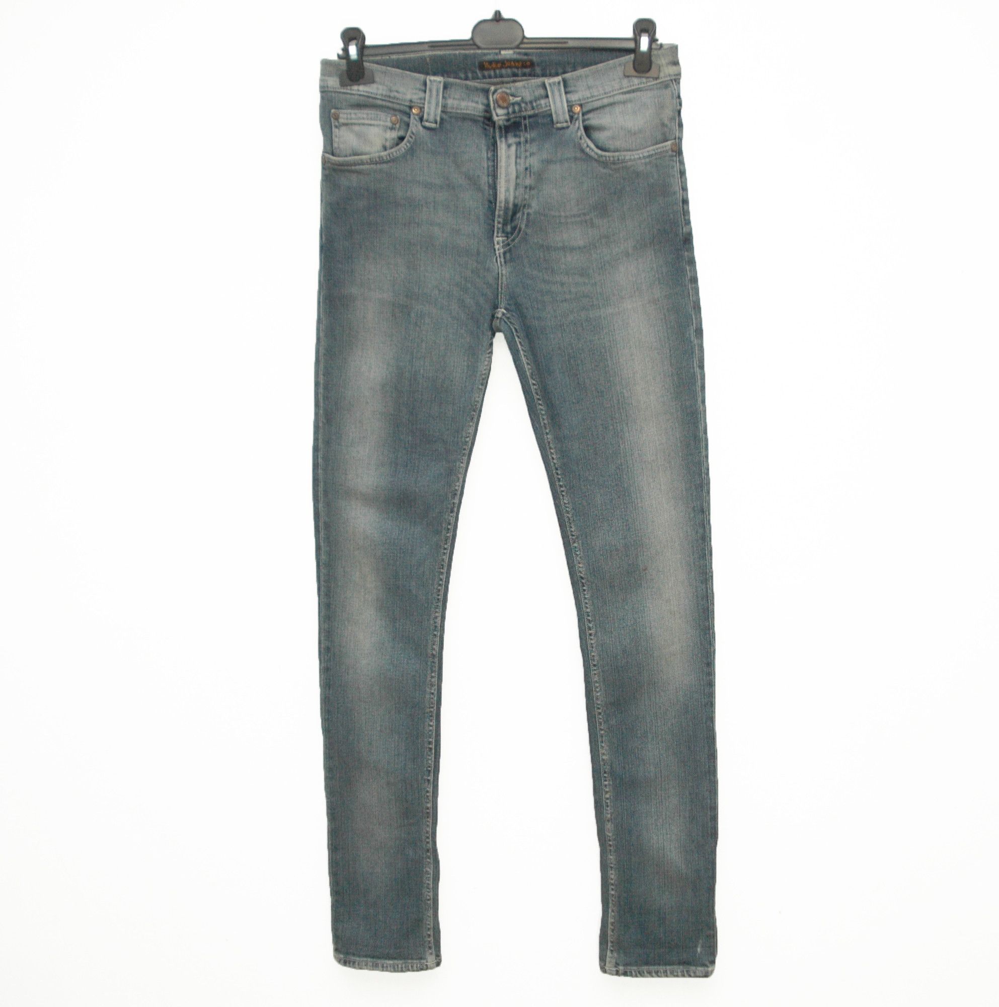 Nudie Jeans Nudie Jeans High Kai Smokie Blue Made in Italy W31 L32 Size US 31 - 1 Thumbnail