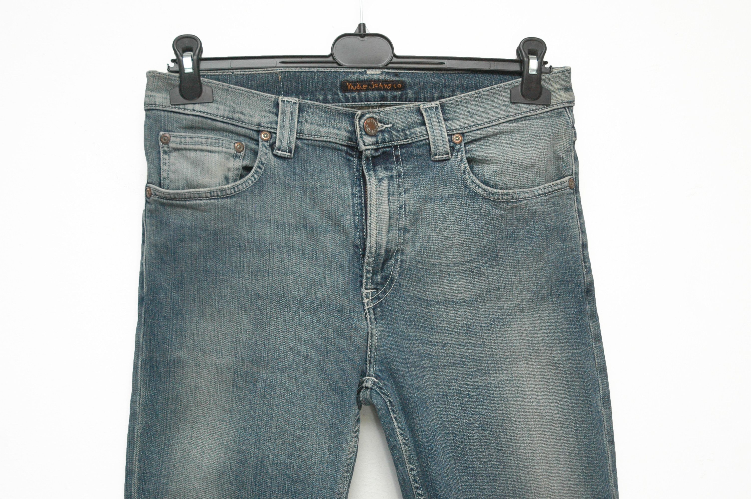Nudie Jeans Nudie Jeans High Kai Smokie Blue Made in Italy W31 L32 Size US 31 - 2 Thumbnail