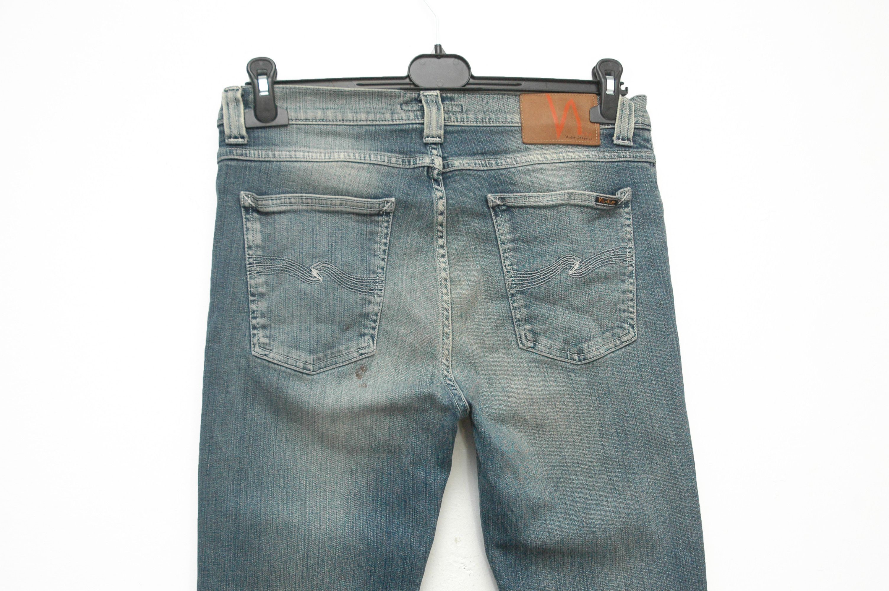 Nudie Jeans Nudie Jeans High Kai Smokie Blue Made in Italy W31 L32 Size US 31 - 5 Thumbnail