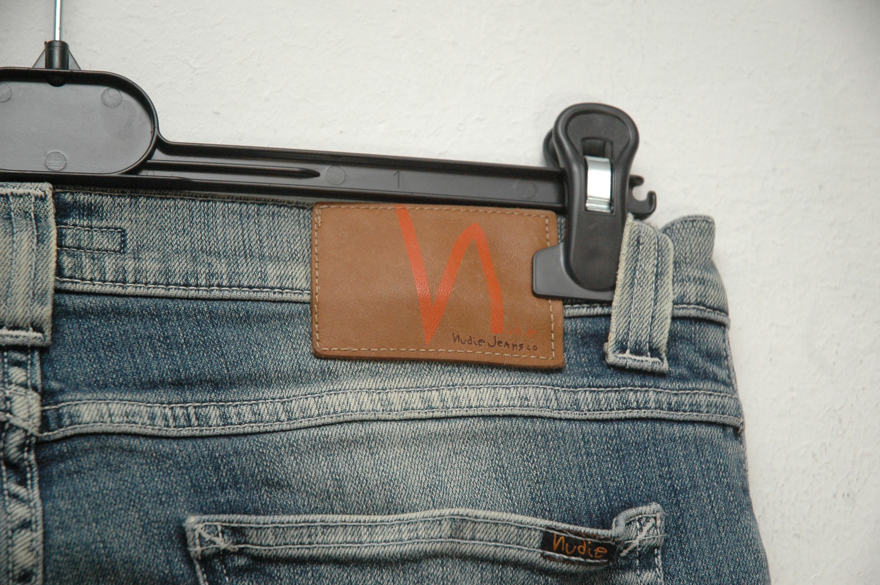 Nudie Jeans Nudie Jeans High Kai Smokie Blue Made in Italy W31 L32 Size US 31 - 6 Thumbnail