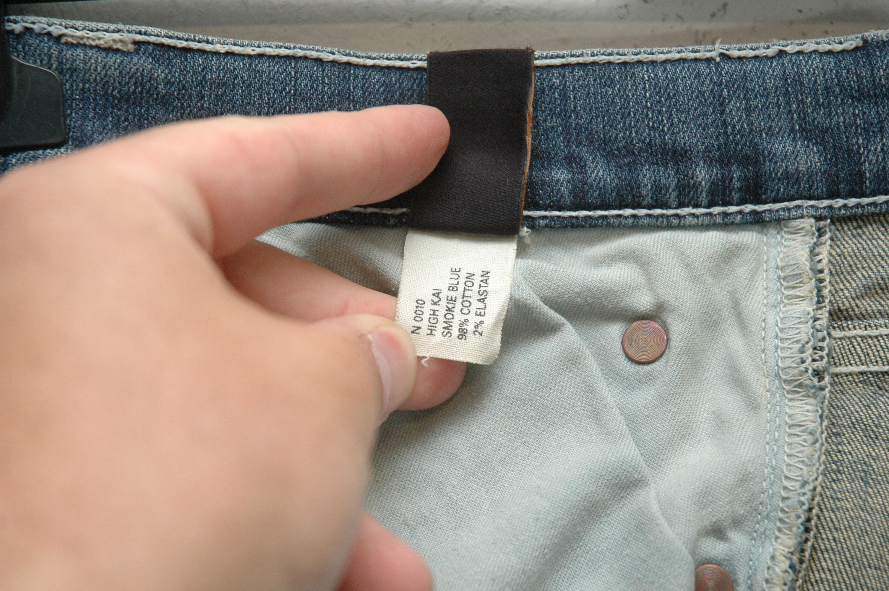 Nudie Jeans Nudie Jeans High Kai Smokie Blue Made in Italy W31 L32 Size US 31 - 10 Thumbnail