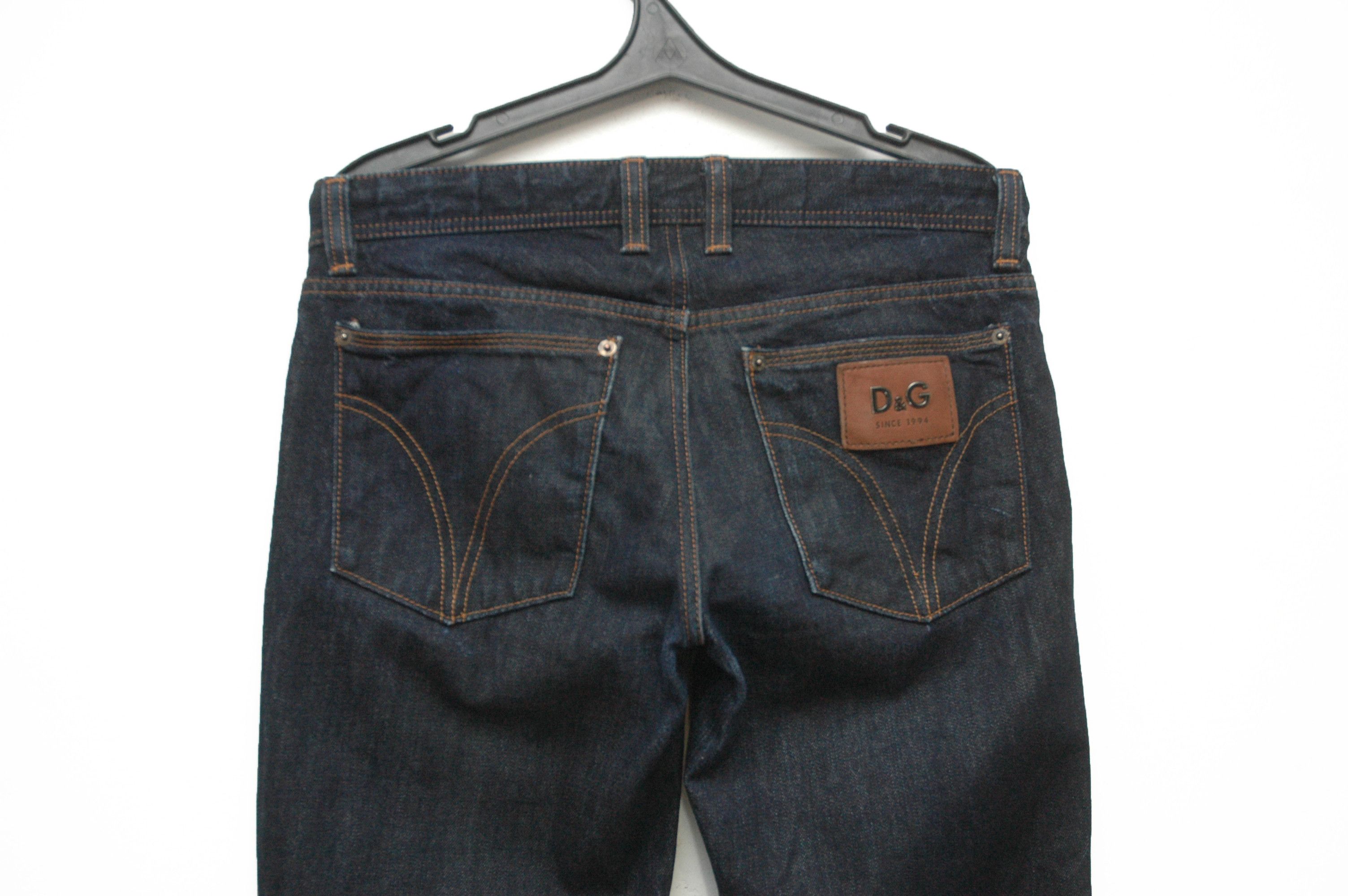 Dolce & Gabbana Dolce Gabbana Vintage Denim Jeans Leather Patch Size US 30 / EU 46 - 2 Thumbnail