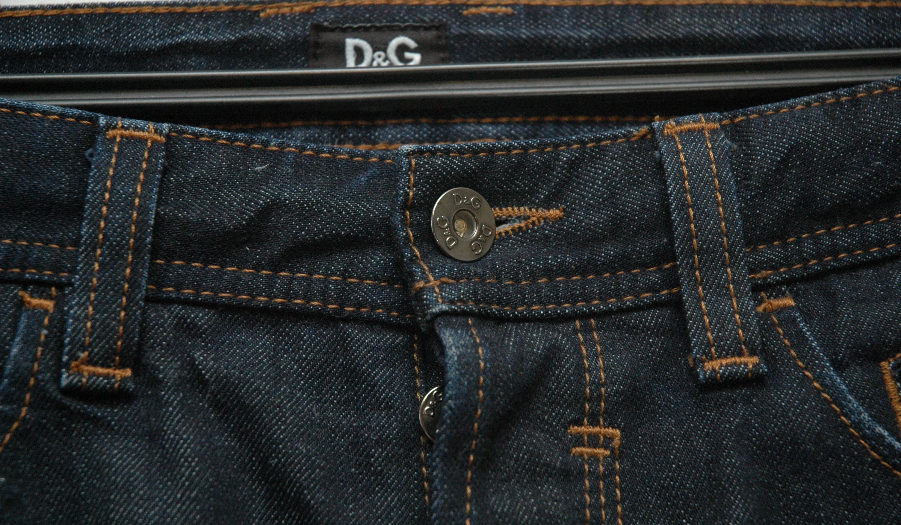 Dolce & Gabbana Dolce Gabbana Vintage Denim Jeans Leather Patch Size US 30 / EU 46 - 7 Thumbnail
