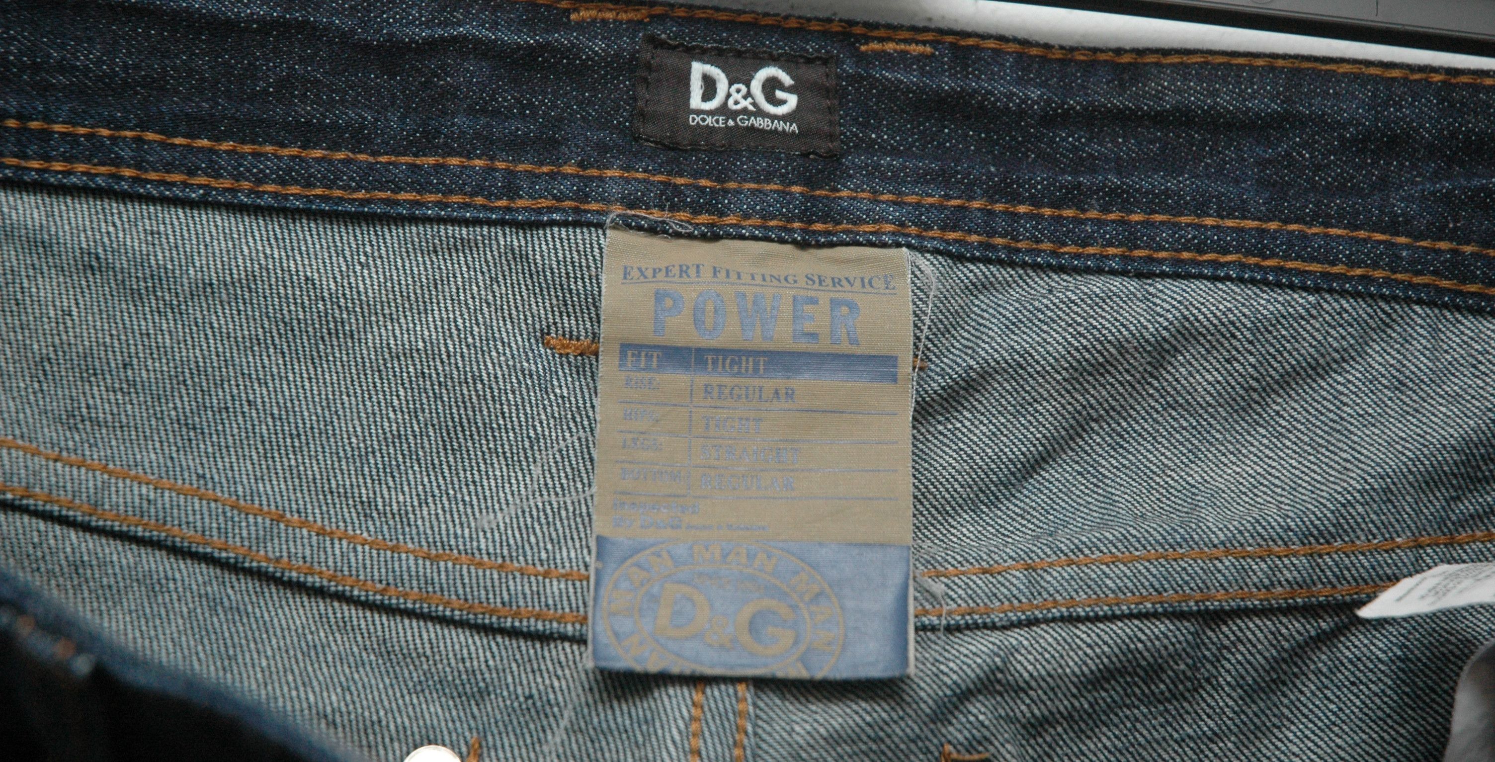 Dolce & Gabbana Dolce Gabbana Vintage Denim Jeans Leather Patch Size US 30 / EU 46 - 11 Thumbnail
