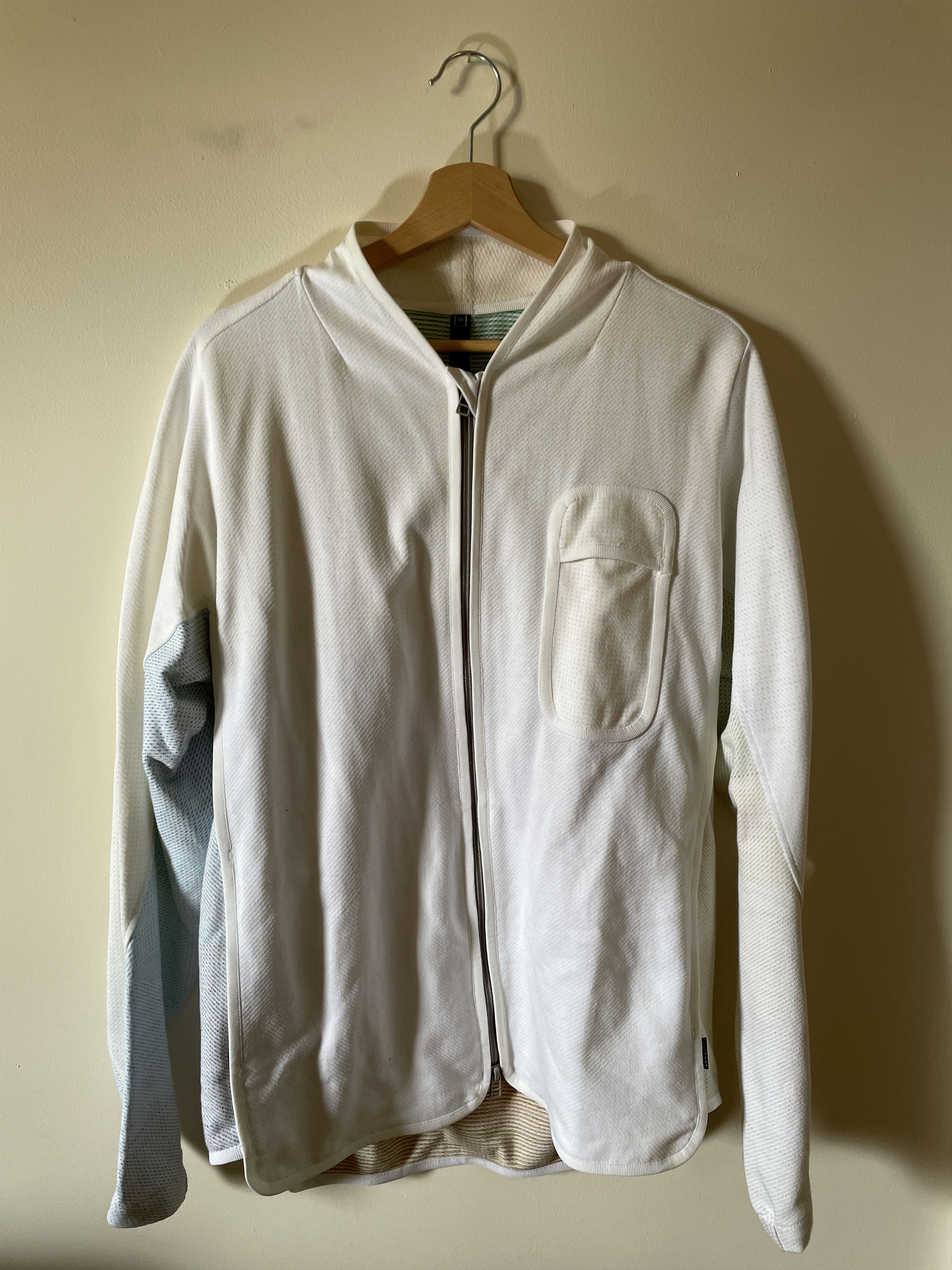 image of Byborre F1 Jacket White Dot, Men's (Size Medium)