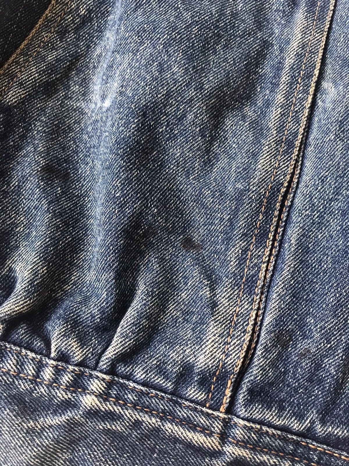 Calvin Klein 💥Vintage 90s Calvin Klein Bomber Denim Jacket Size US S / EU 44-46 / 1 - 6 Thumbnail