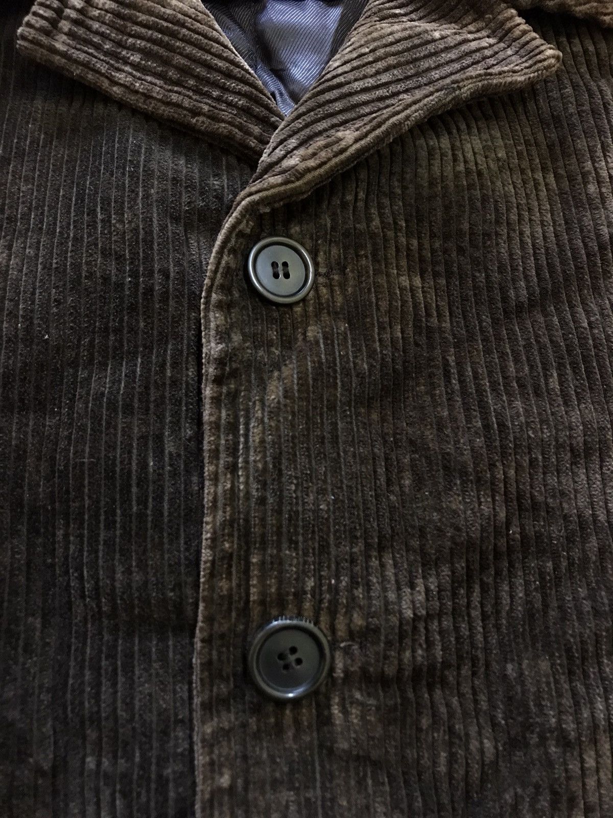 Designer × Prada Prada Milano Corduroy Button Up Jacket Size US S / EU 44-46 / 1 - 9 Thumbnail