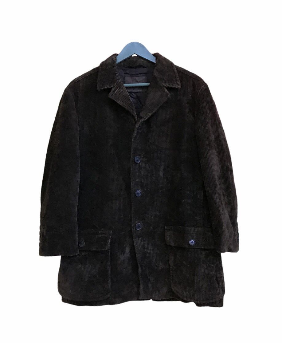 Designer × Prada Prada Milano Corduroy Button Up Jacket Size US S / EU 44-46 / 1 - 1 Thumbnail