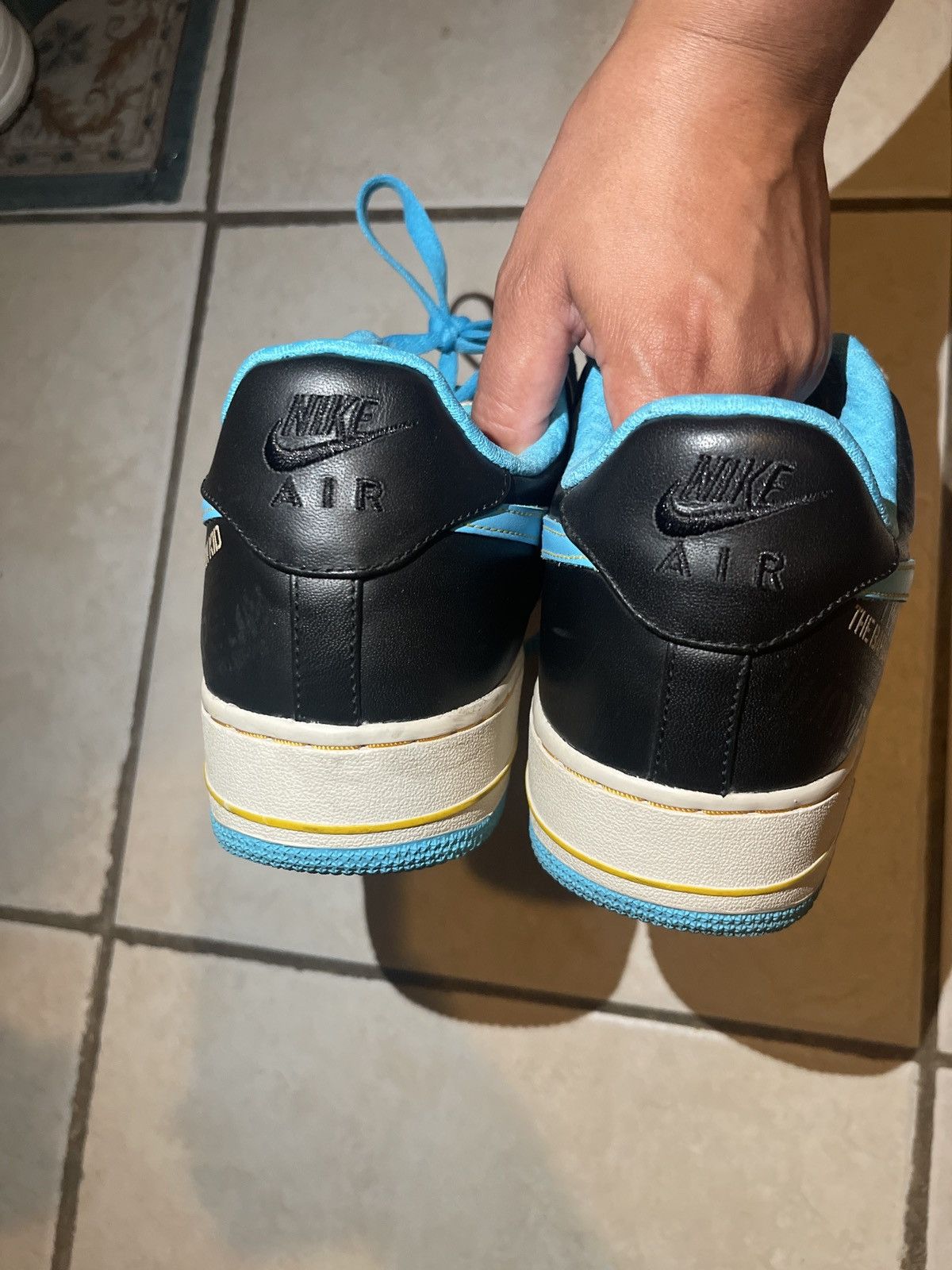 Nike Air Force 1 Premium 07 Thompson Original Six 2007 Size US 11 / EU 44 - 4 Thumbnail