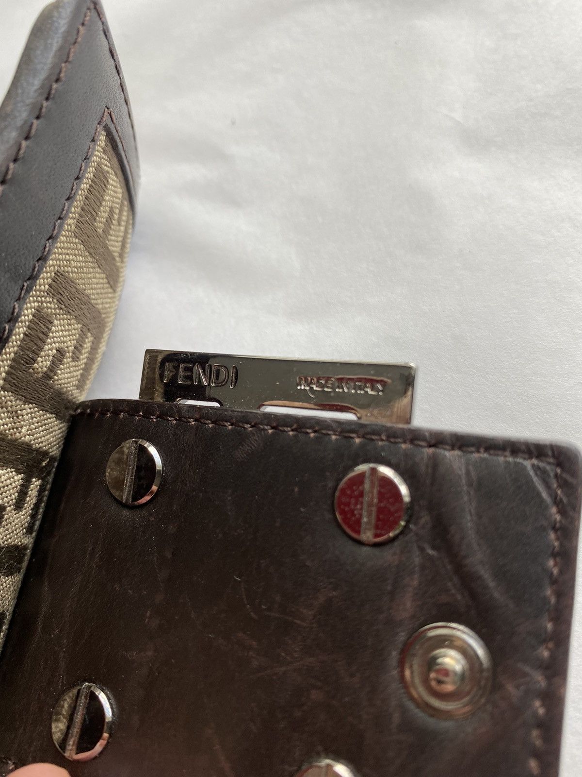 Fendi Vintage Fendi Monogram Wallet Size ONE SIZE - 11 Thumbnail
